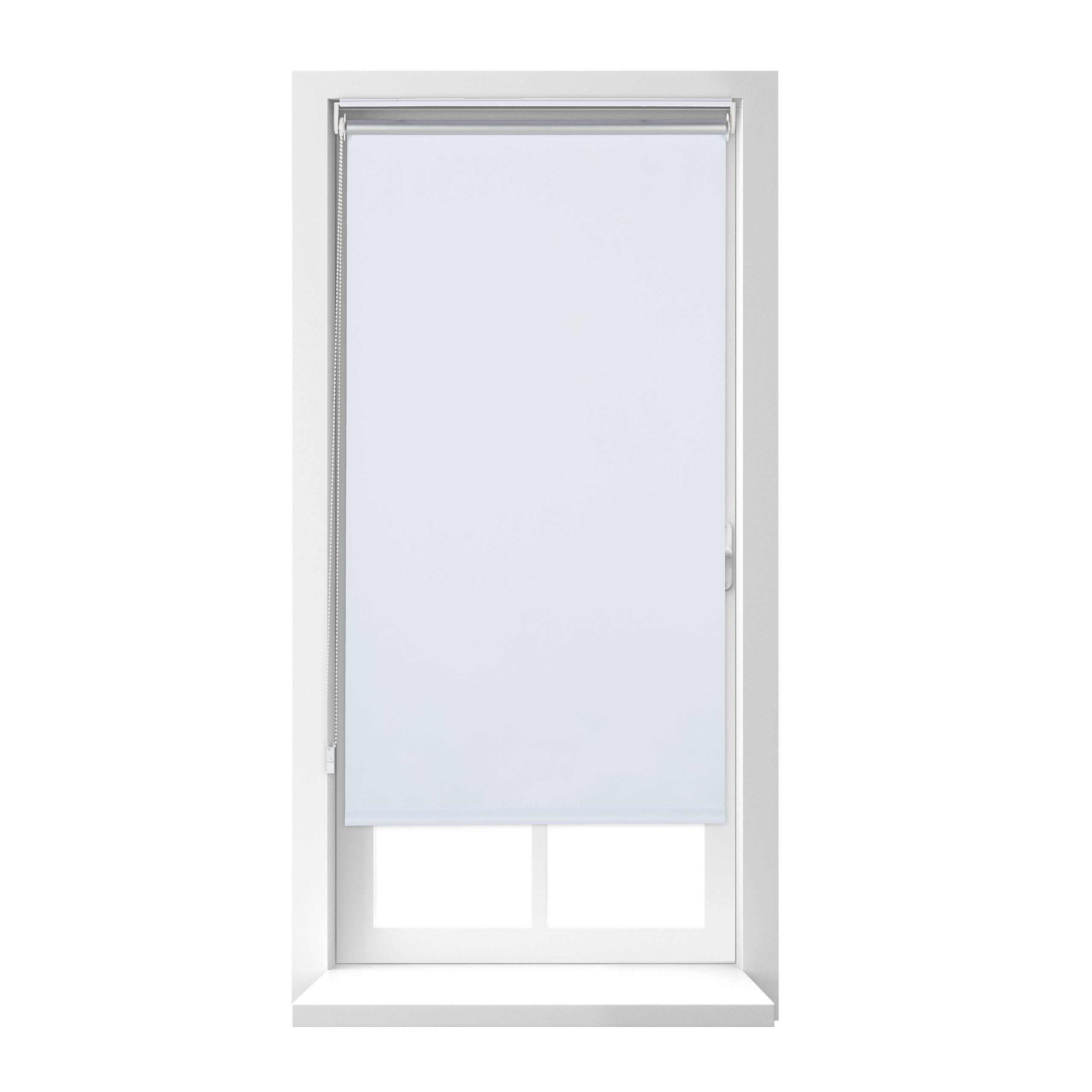 Verdunklungsrollo Weißes Thermorollo 160 cm lang, relaxdays, 60x160cm