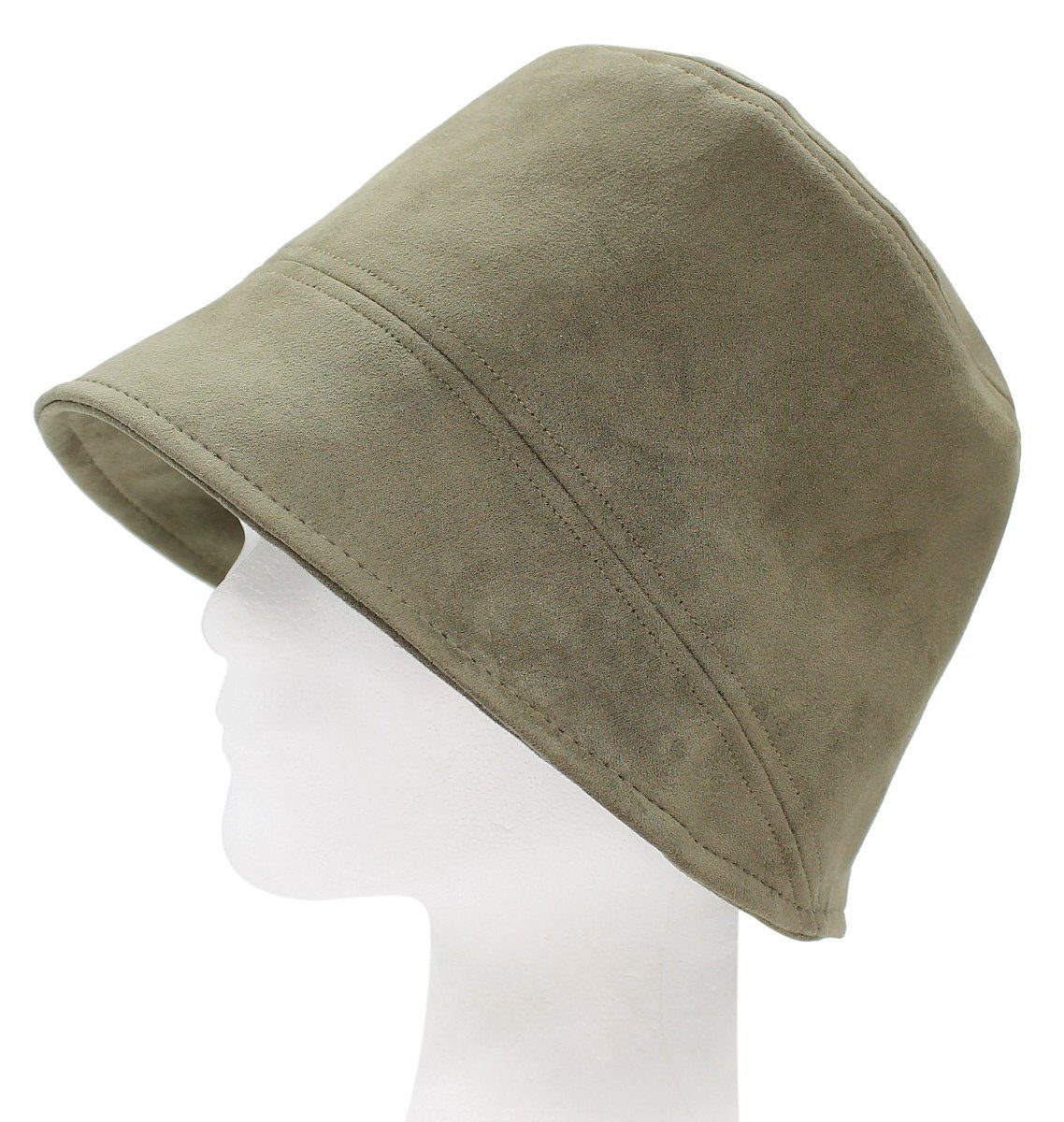 dy_mode Fischerhut Damen Fischerhut Topfhut Bucket Bucket Hat Hat Anglermütze Mütze Einfarbig ArmyGrün