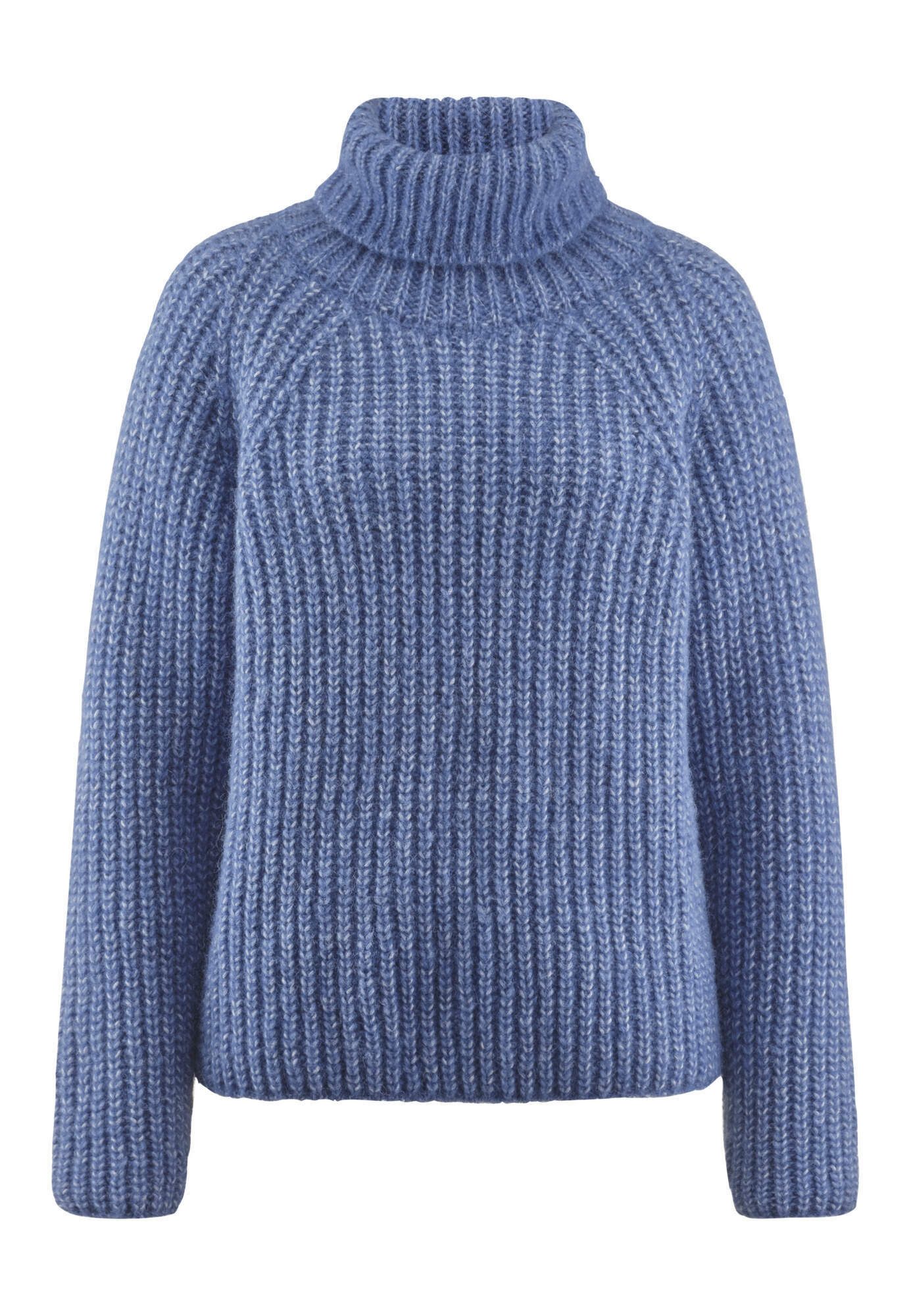 Hessnatur Strickpullover aus Alpaka mit Bio-Baumwolle (1-tlg)
