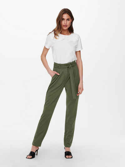 JACQUELINE de YONG Stoffhose Elegante High Waist Stoffhose Paperback Marlene Pants JDYTANJA (1-tlg) 3943 in Khaki