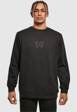 Merchcode Rundhalspullover Merchcode Herren Butterfly Basic Crewneck (1-tlg)