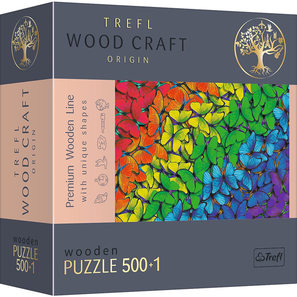 Trefl Puzzle Wood Craft, 500 Puzzleteile, Made in Europe