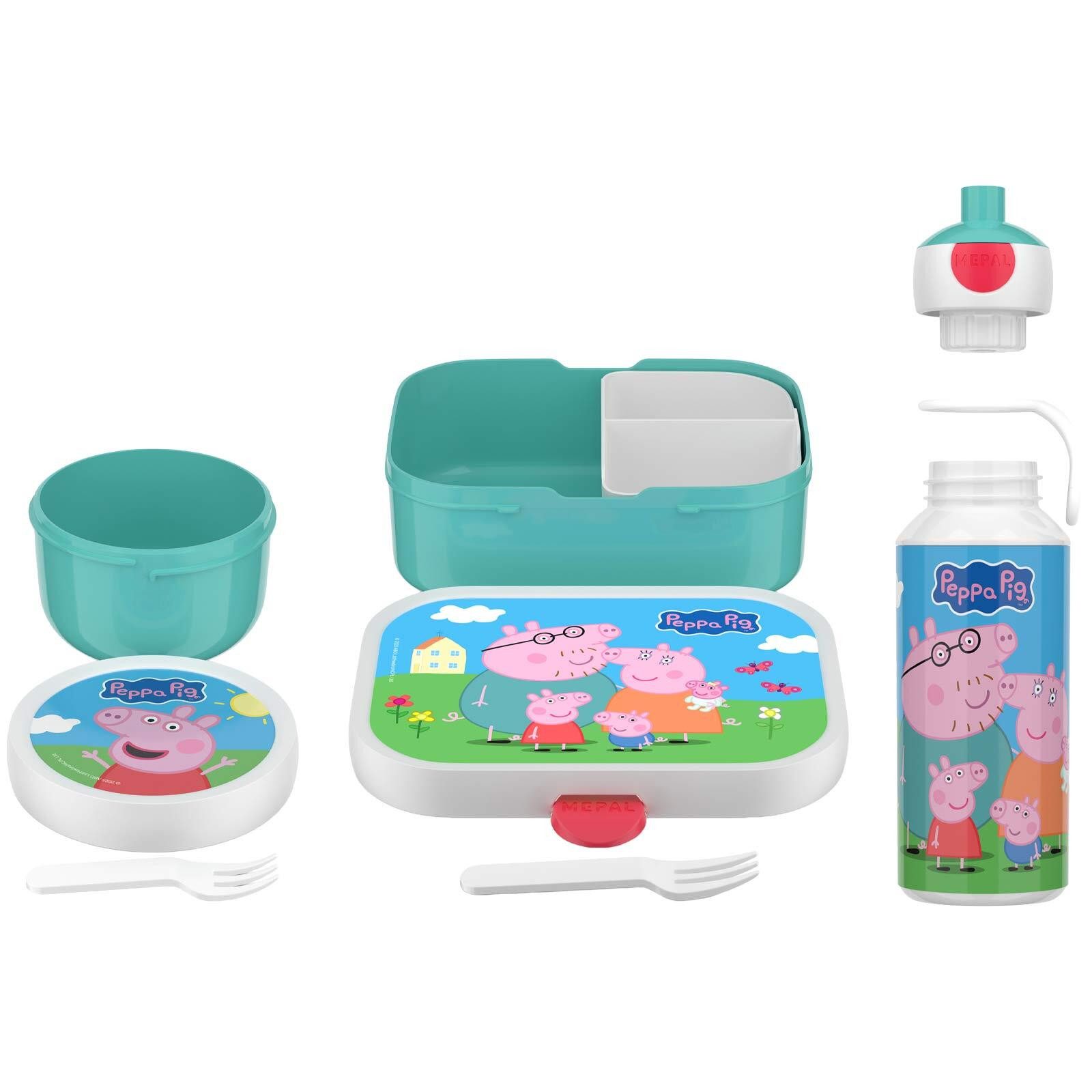 Mepal Lunchbox Campus Lunchset 3er Set, Acrylnitril-Butadien-Styrol (ABS), (3-tlg)