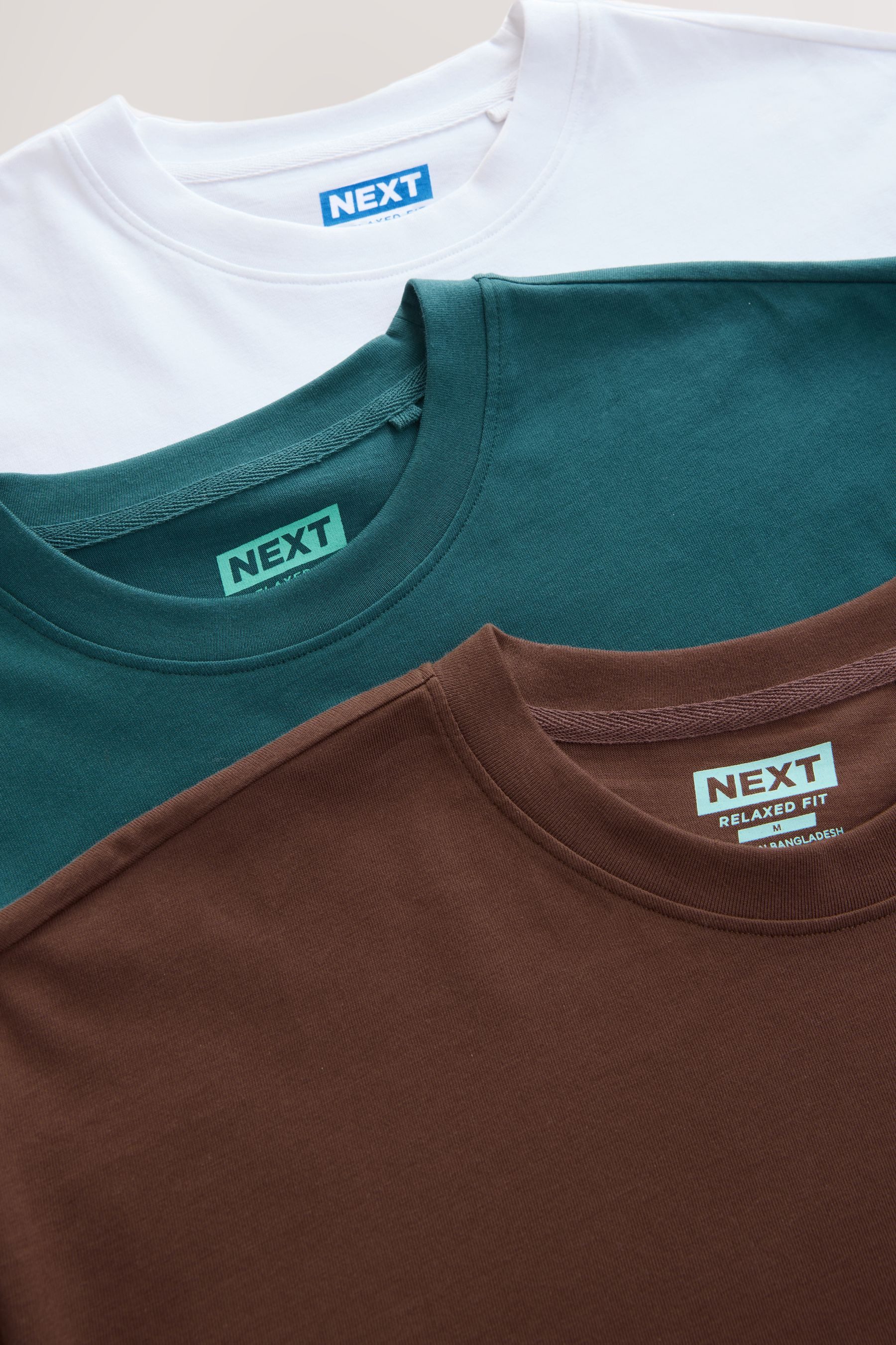 Next Print-Shirt Regular Fit Grafik-T-Shirts aus Baumwolle 3er-Pack (3-tlg)