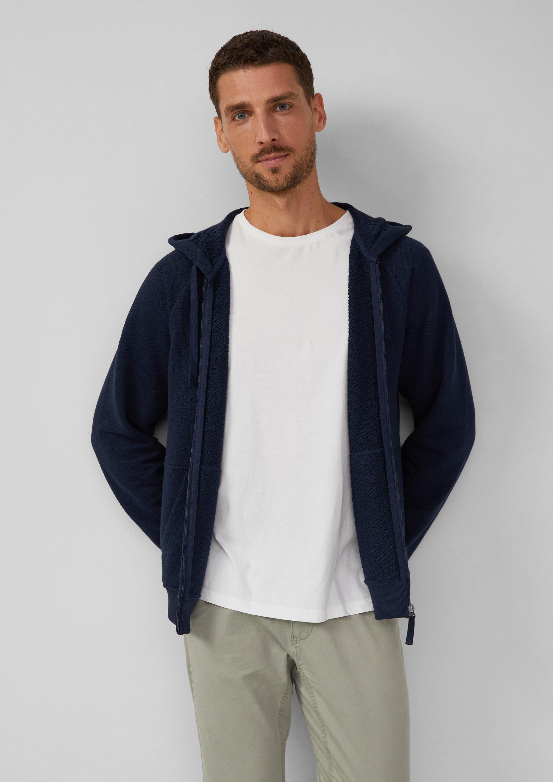 s.Oliver Sweatjacke Sweatshirt Jacke (1-tlg) günstig online kaufen