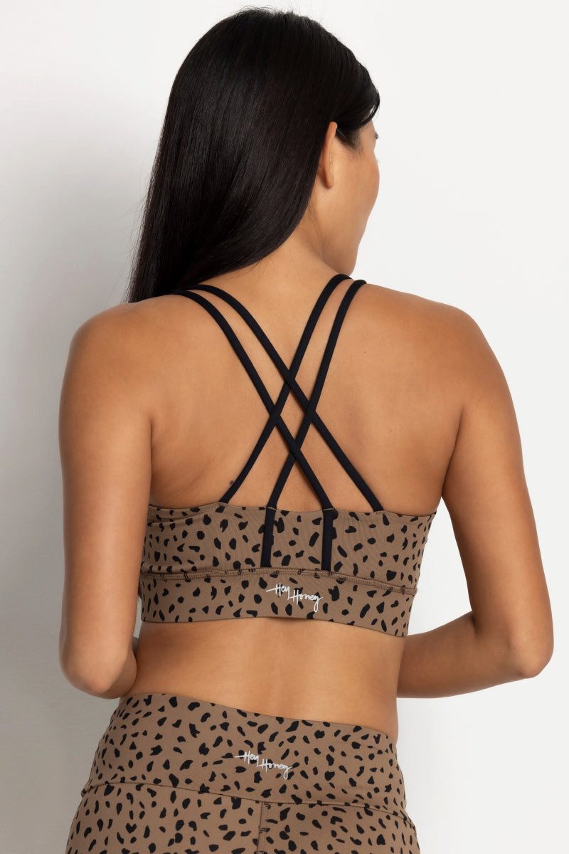 Hey Honey Sport-BH "Criss-Cross Lessismore Caribou" günstig online kaufen