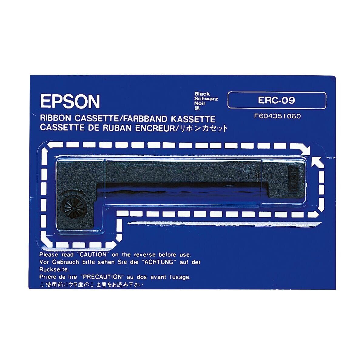 Druckerband ERC-09B, für Kassensysteme, Epson schwarz