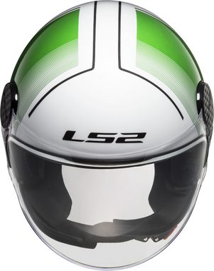 LS2 Motorradhelm LS2 Sphere Lux Firm (Weiß Grün Rot) XL (61-62 cm)