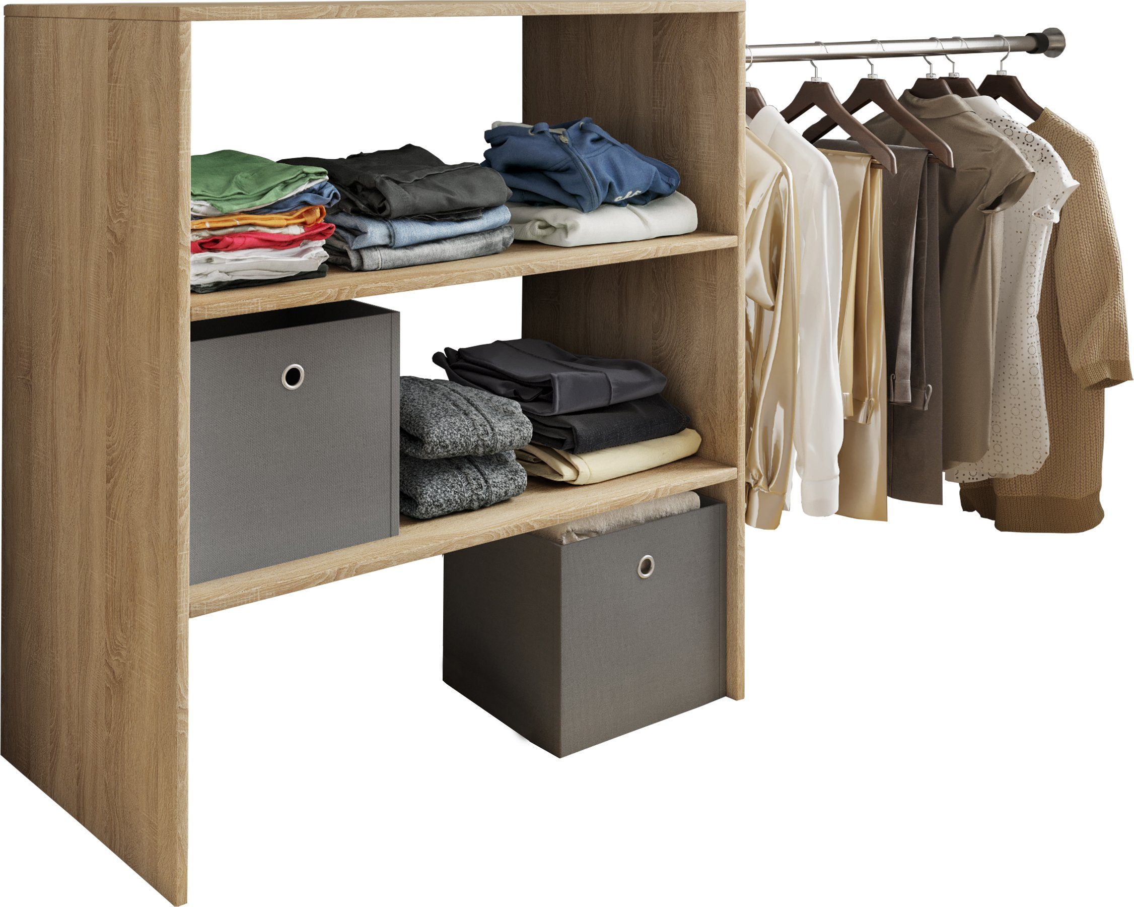 VCM Kleiderschrank Offener Kleiderschrank Dachschrägen Regal günstig online kaufen