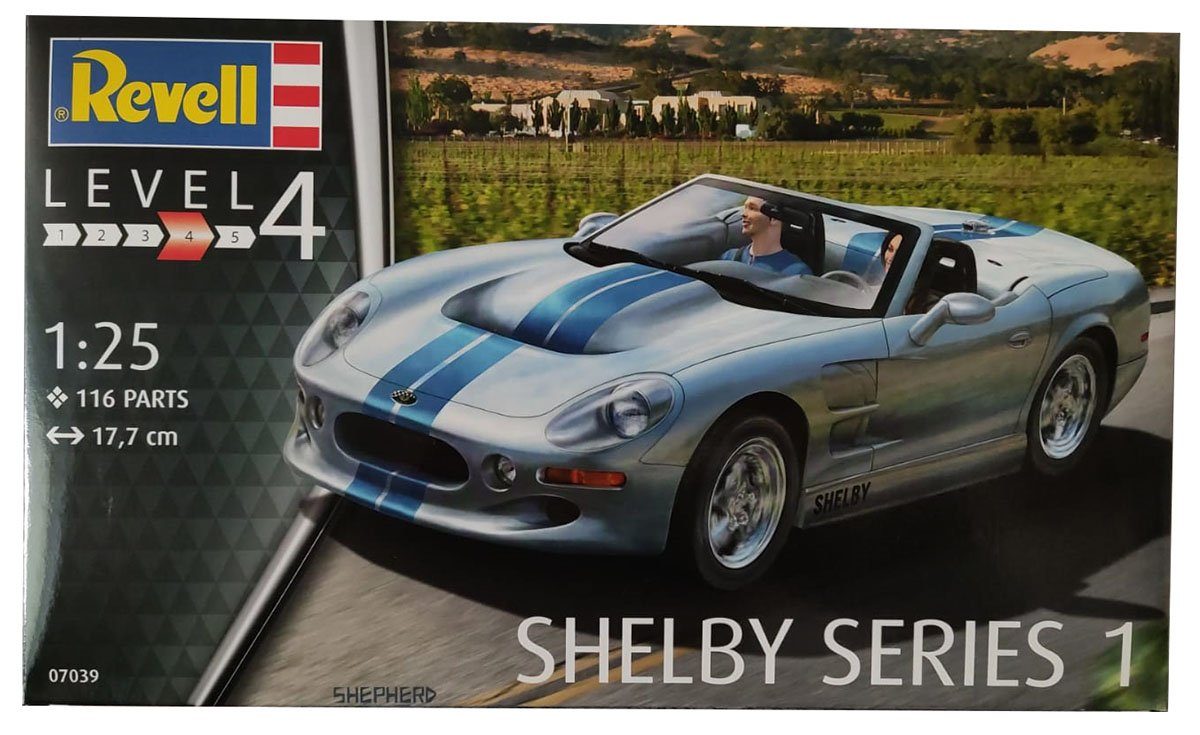 Revell® Modellauto »Revell 07039 Modellbausatz Shelby Series 1 im Maßs«,  Maßstab 1:25, (116-tlg)