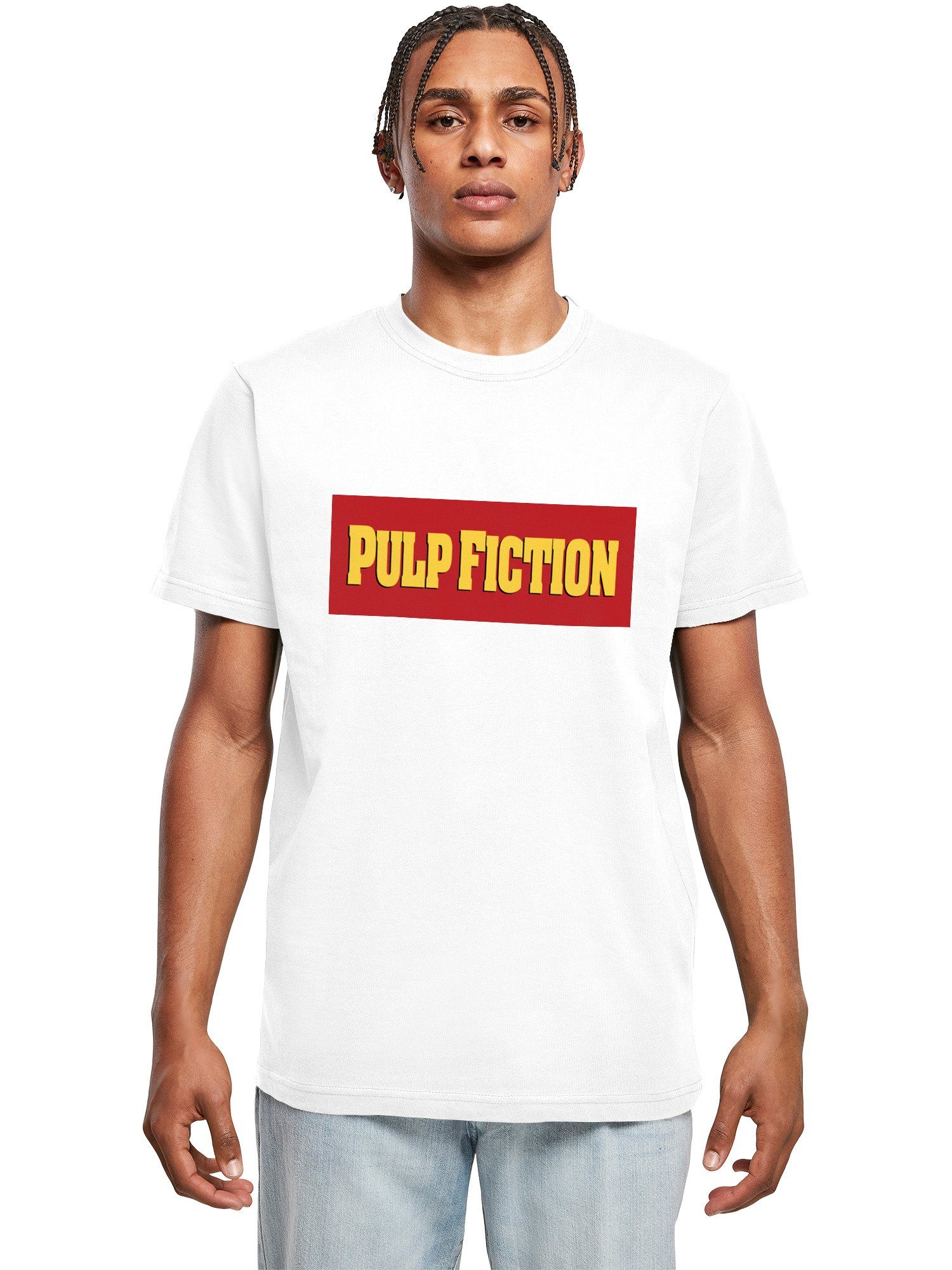 Logo T-Shirt (1-tlg) Tee Fiction Pulp Herren Merchcode