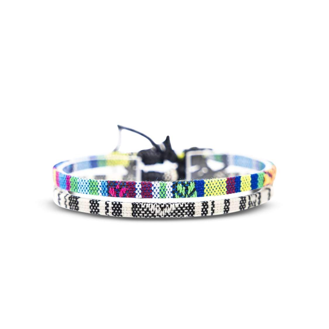 Made by Nami Freundschaftsarmband Surfer Armband 2-er Set Boho Schmuck (Set, 2), Ethno Hippie Style Freundschaftsarmbänder