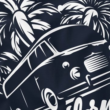 Neverless Tanktop Herren Tank-Top California Surf Retro Bus Abenteuer Urlaub Palmen Neverless® mit Print