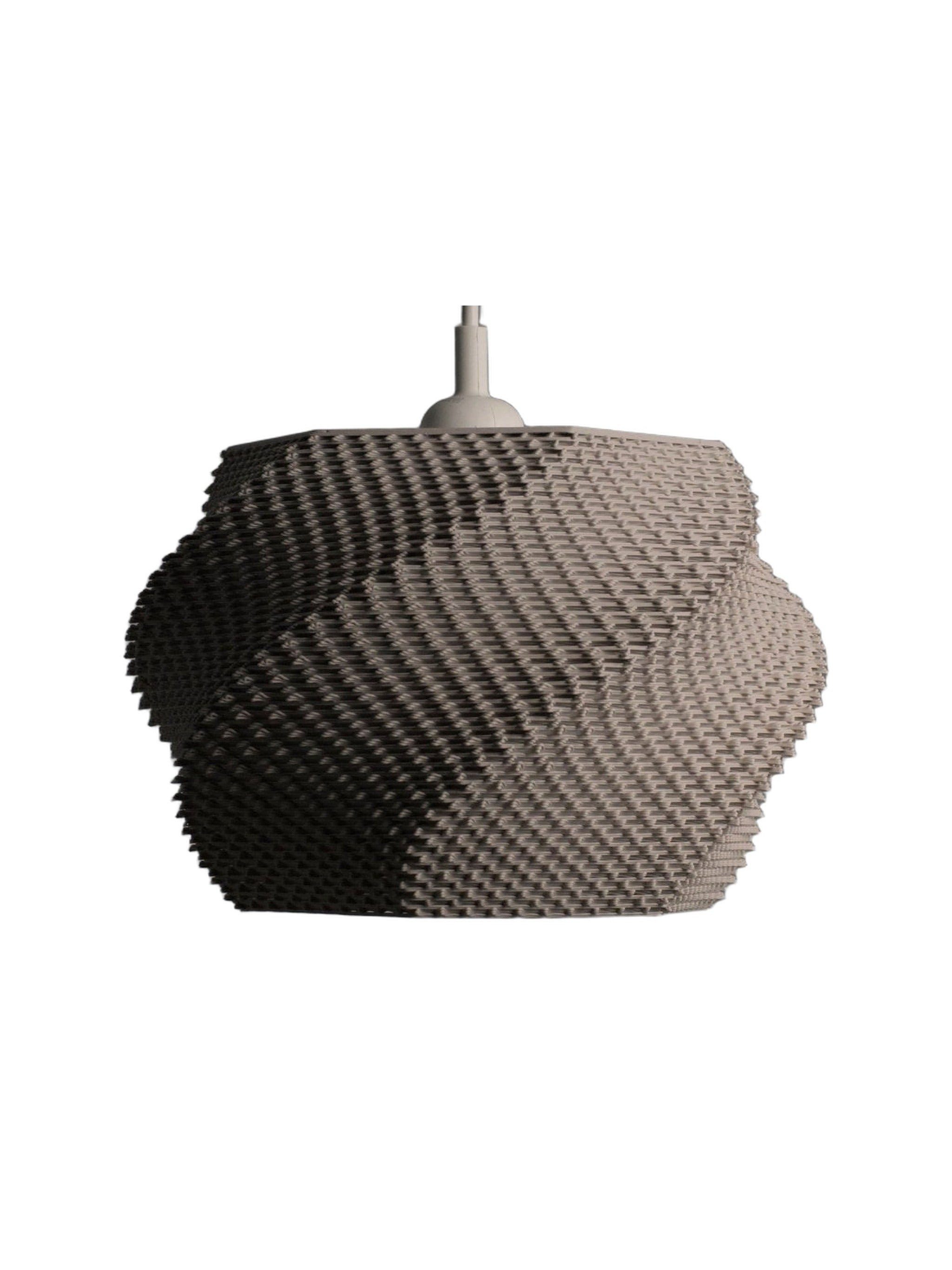 Roomberry Lampenschirm Wavy Lampenschirm für Pendelleuchten E27 Lampenfassung