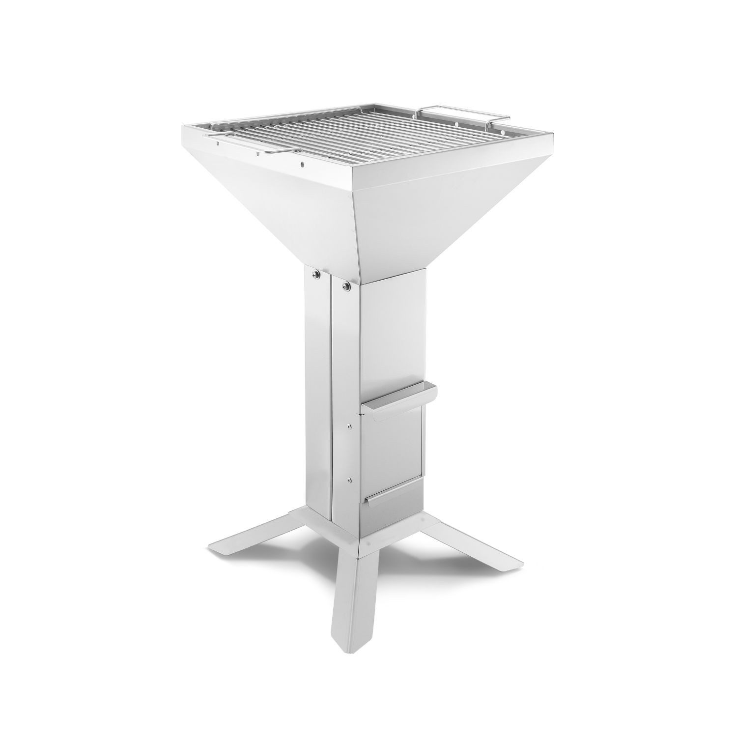 Thüros Holzkohlegrill Thüros T3-4F Säulengrill Grillfläche 42 x 42 cm mit 4 Füßen
