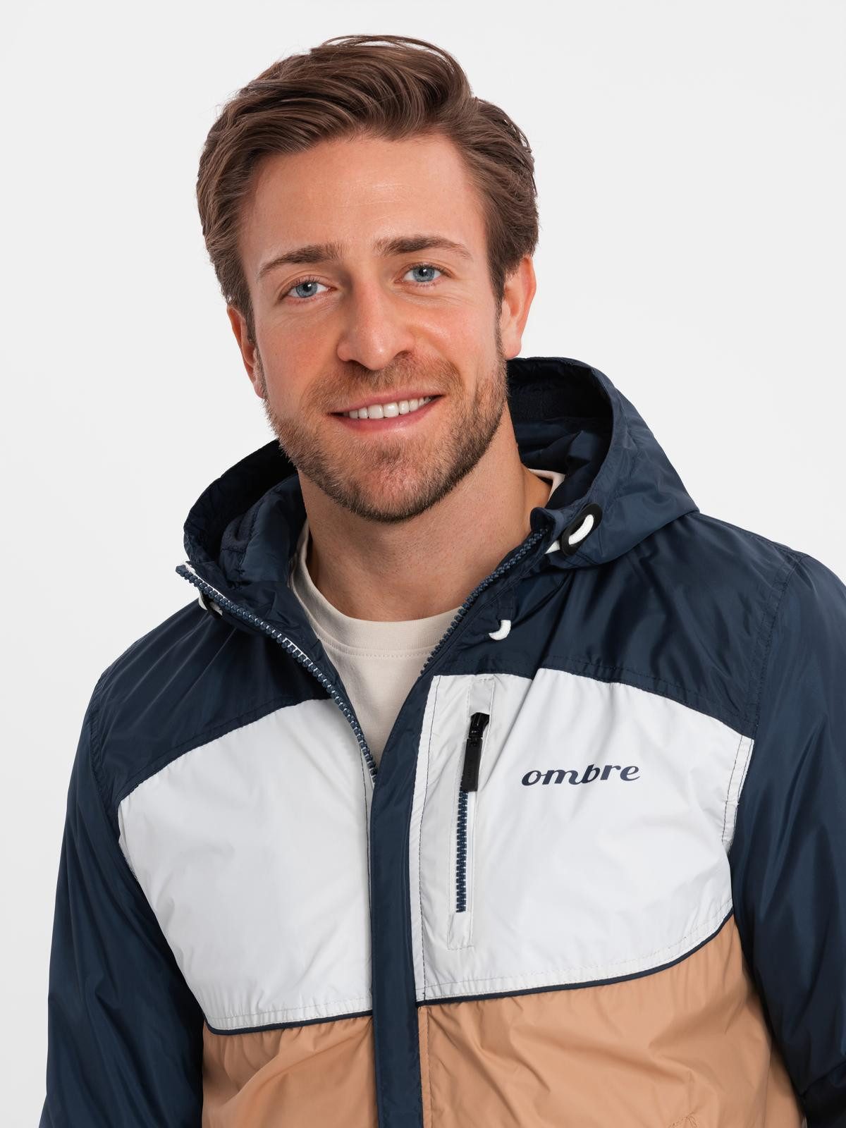 OMBRE Allwetterjacke Leichte farbige Herren-Sportjacke mit günstig online kaufen