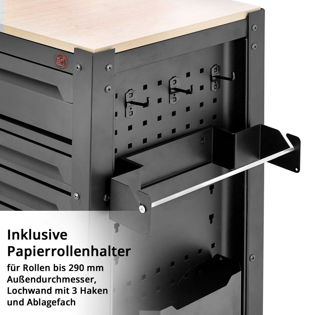 STAHLWERK Tool Trolley Workshop Trolley XXL Assembly Trolley 364 Tools CrV, (1-piece)