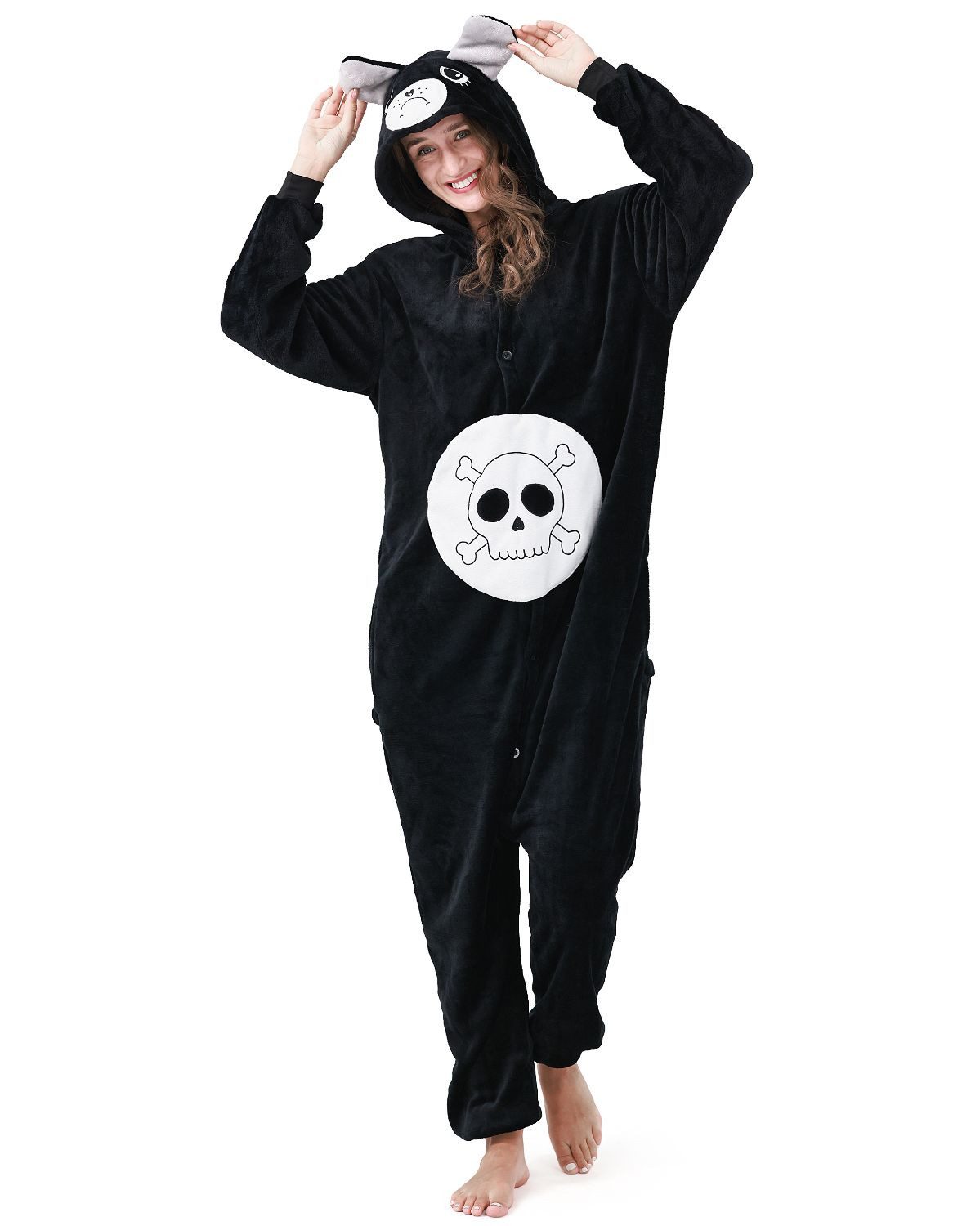 Katara Partyanzug Glücksbärchis Jumpsuit Onesie für Erwachsene S-XL, Karnev günstig online kaufen