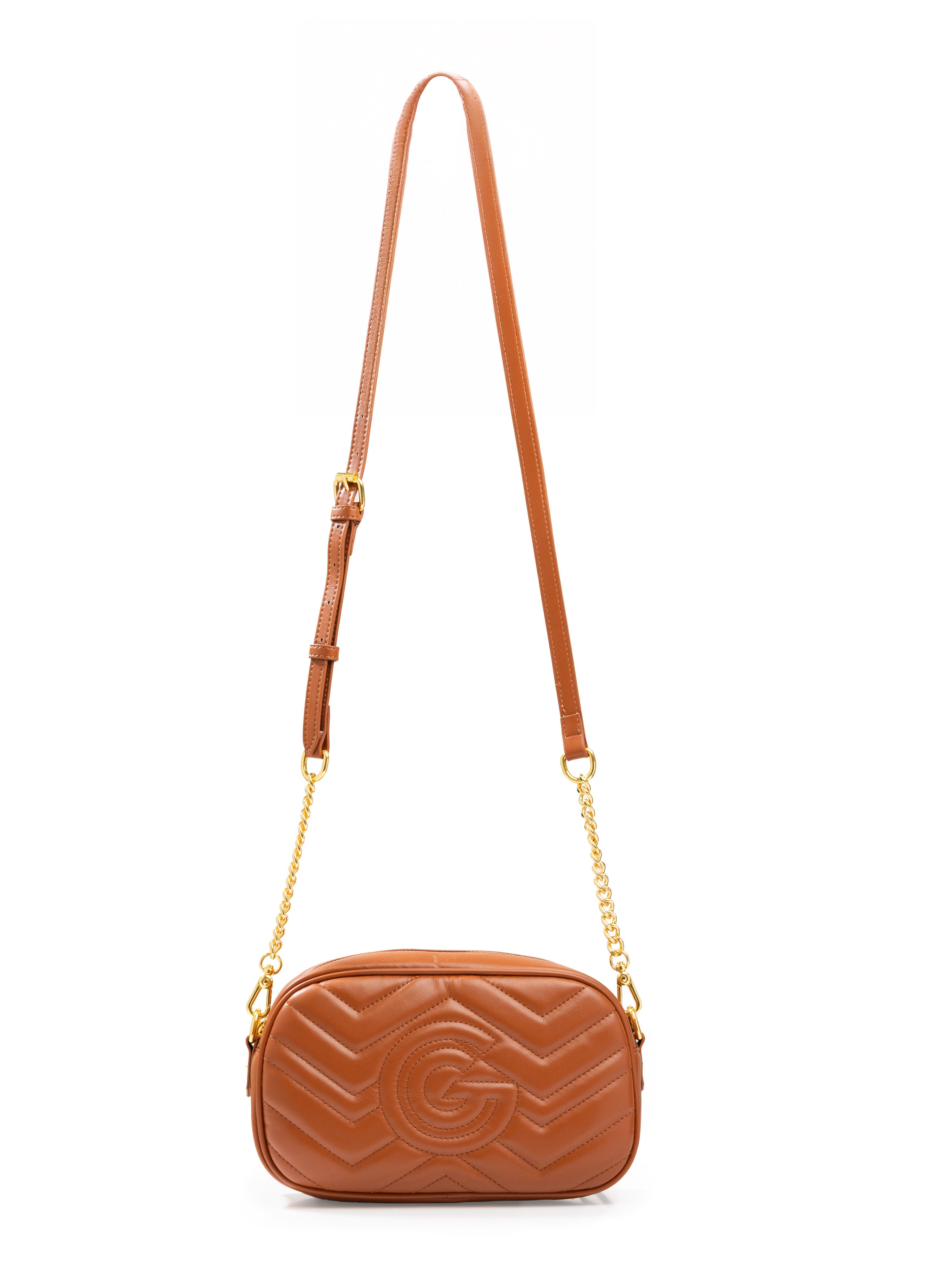 GABRIELLA G By Gabriella Gucci Umhängetasche VALENCIA, Damen Umhängetasche, Handtasche, Schultertasche mit Logoverzierung