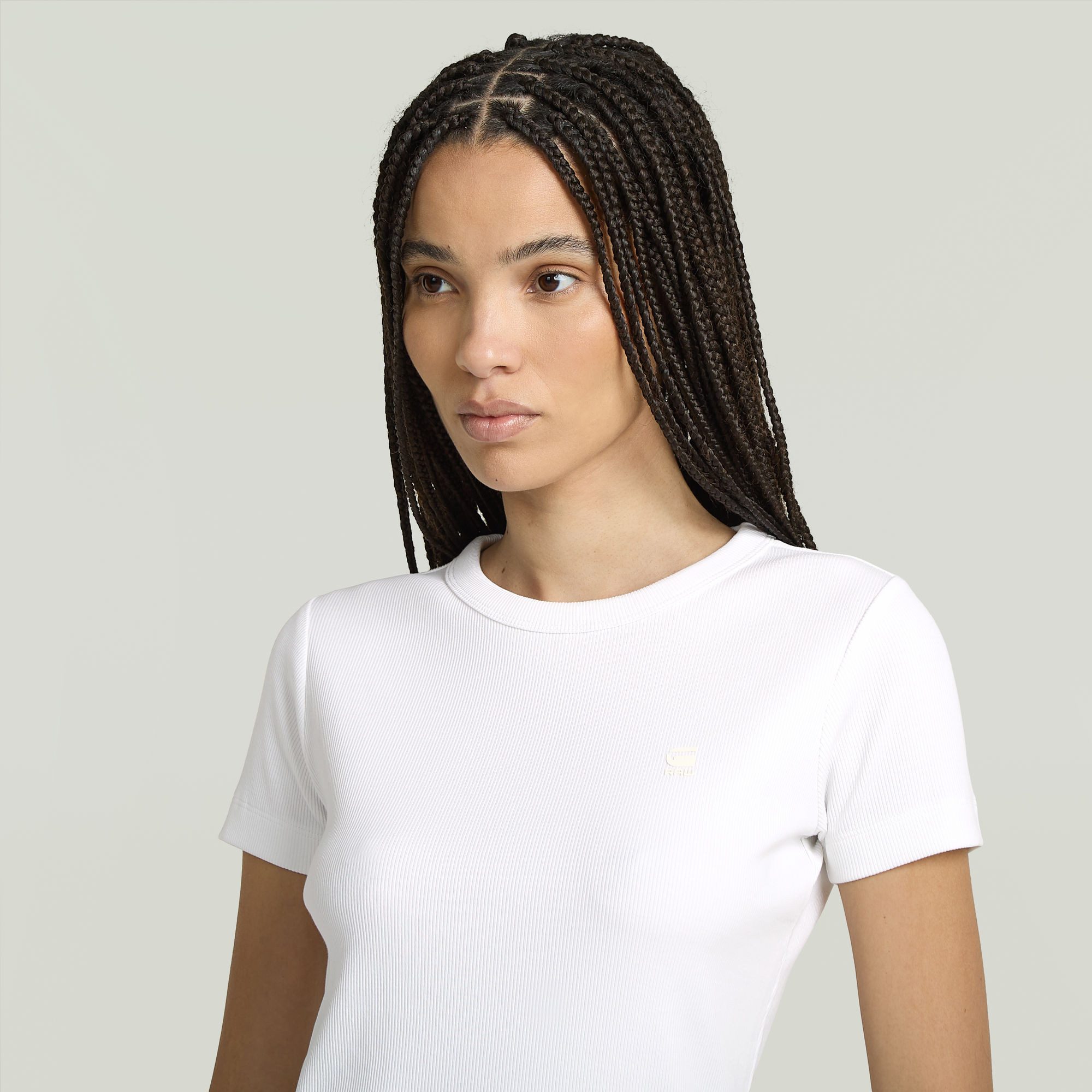 G-STAR T-Shirt Rib Cap Sleeve aus günstig online kaufen