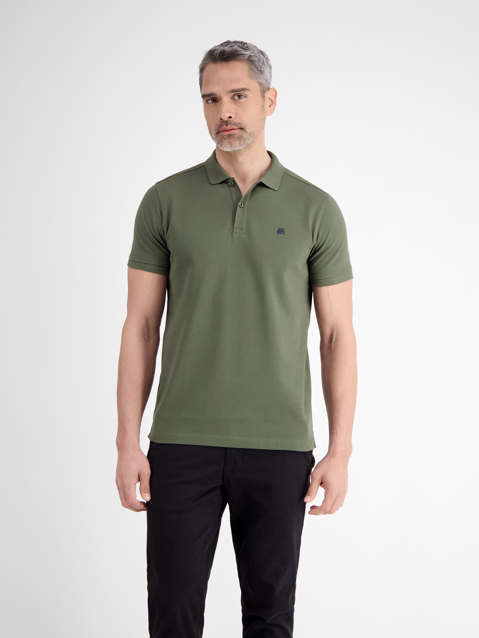 LERROS Poloshirt mit Logo Stickerei