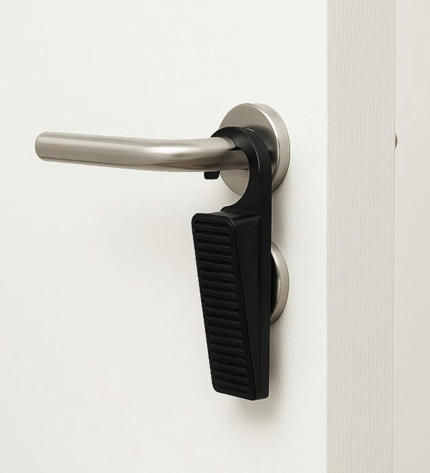 Koopman Türstopper Türkeil Kunststoff 14x4x2,5cm 4 Tlg. Set (Set, 4 St., Packung), 4 Stk, Inkl. Halterung, Kunststoff, Schwarz, Robust