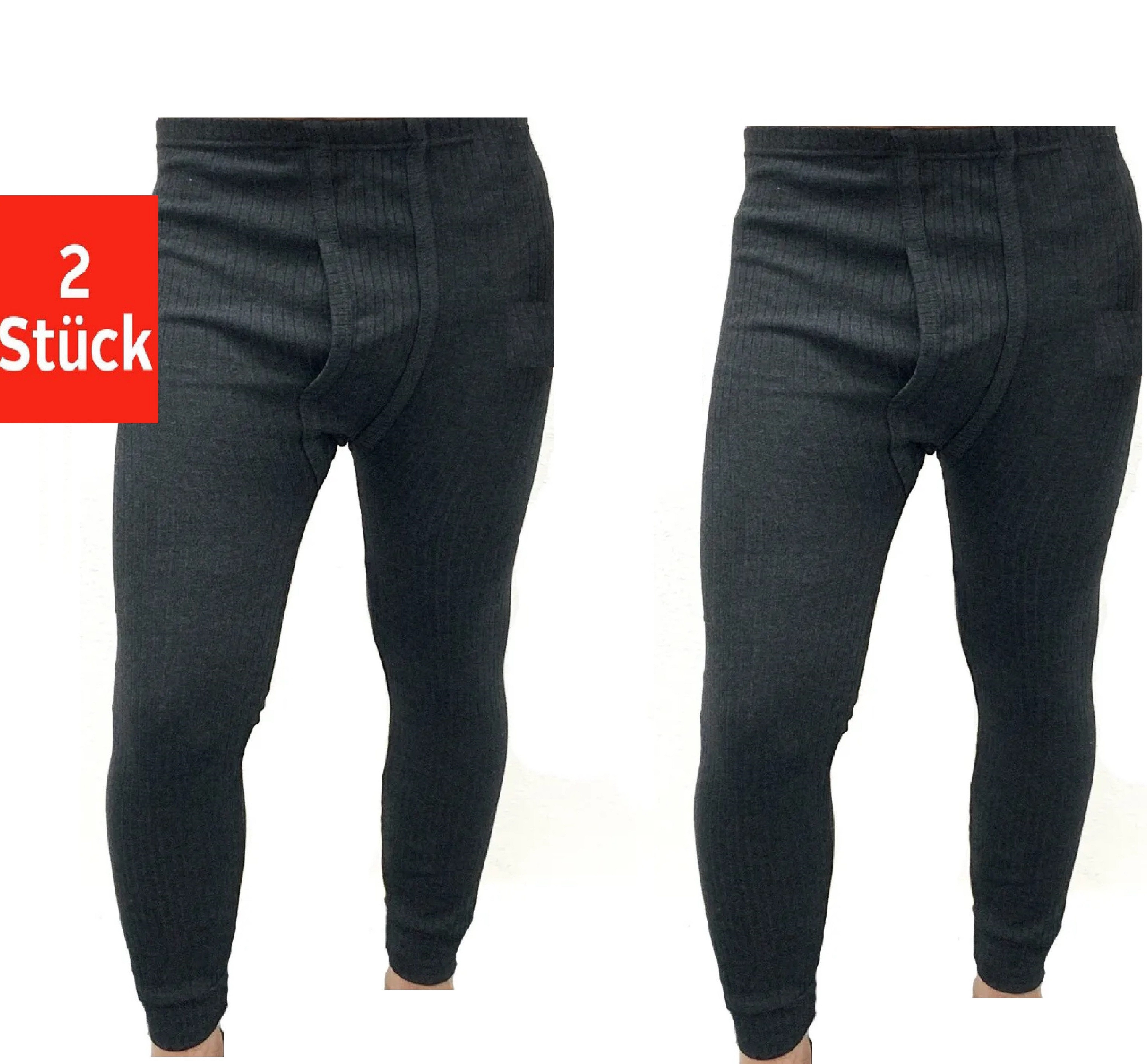 DDOnlineShop Thermounterhose Lange Unterhosen Herren T-6015 (Packung, 2-St., 2er-Pack) Premium Qualität -T6015