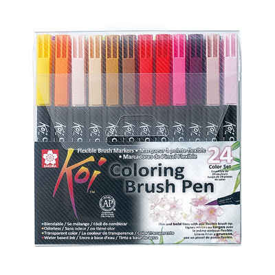 Sakura Pinselstift »Pinselstift Koi Coloring Brush-Set«, 24 Farben