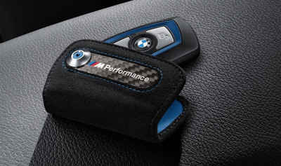 BMW Schlüsselanhänger BMW M Performance Schlüsseletui Alcantara/Carbon (1-tlg)