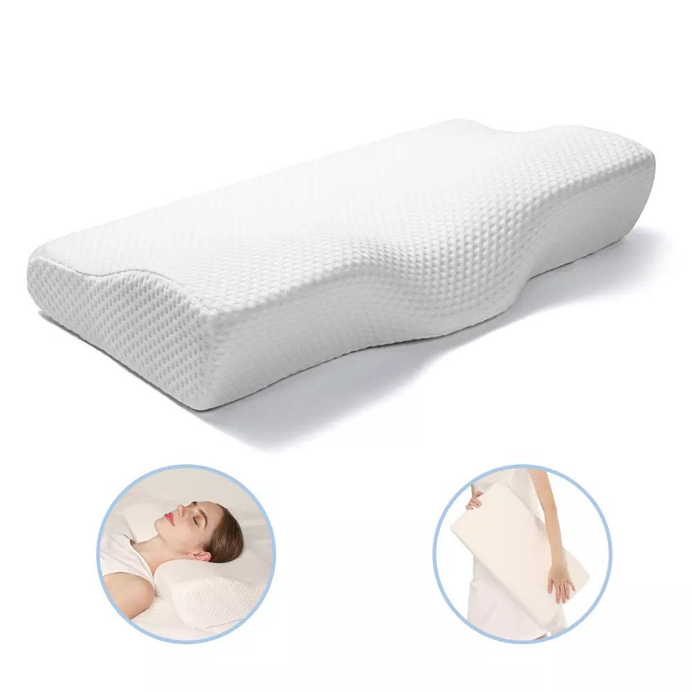 Refined Living Nackenstützkissen Memory-Foam-Nackenstützkissen, Ergonomisch günstig online kaufen