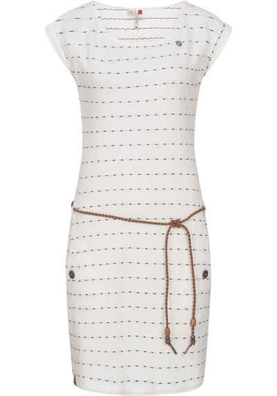 Ragwear Sommerkleid Tag Stripes Intl. leichtes Jersey Kleid mit Streifen-Muster