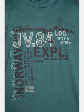 Jan Vanderstorm T-Shirt REEDLEF mit seitlichen Schlitzen