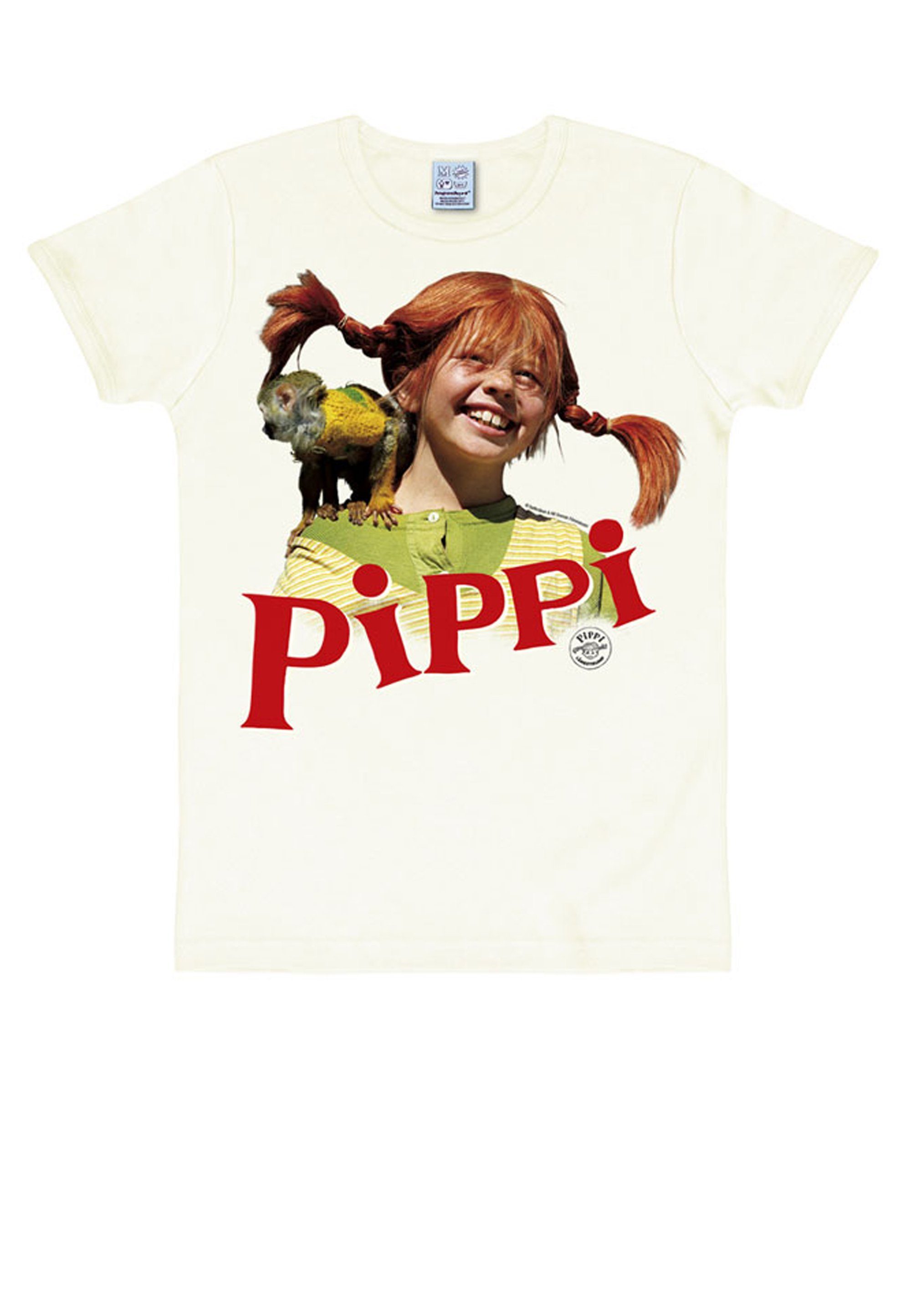 LOGOSHIRT T-Shirt Pippi Langstrumpf mit frechem Frontprint
