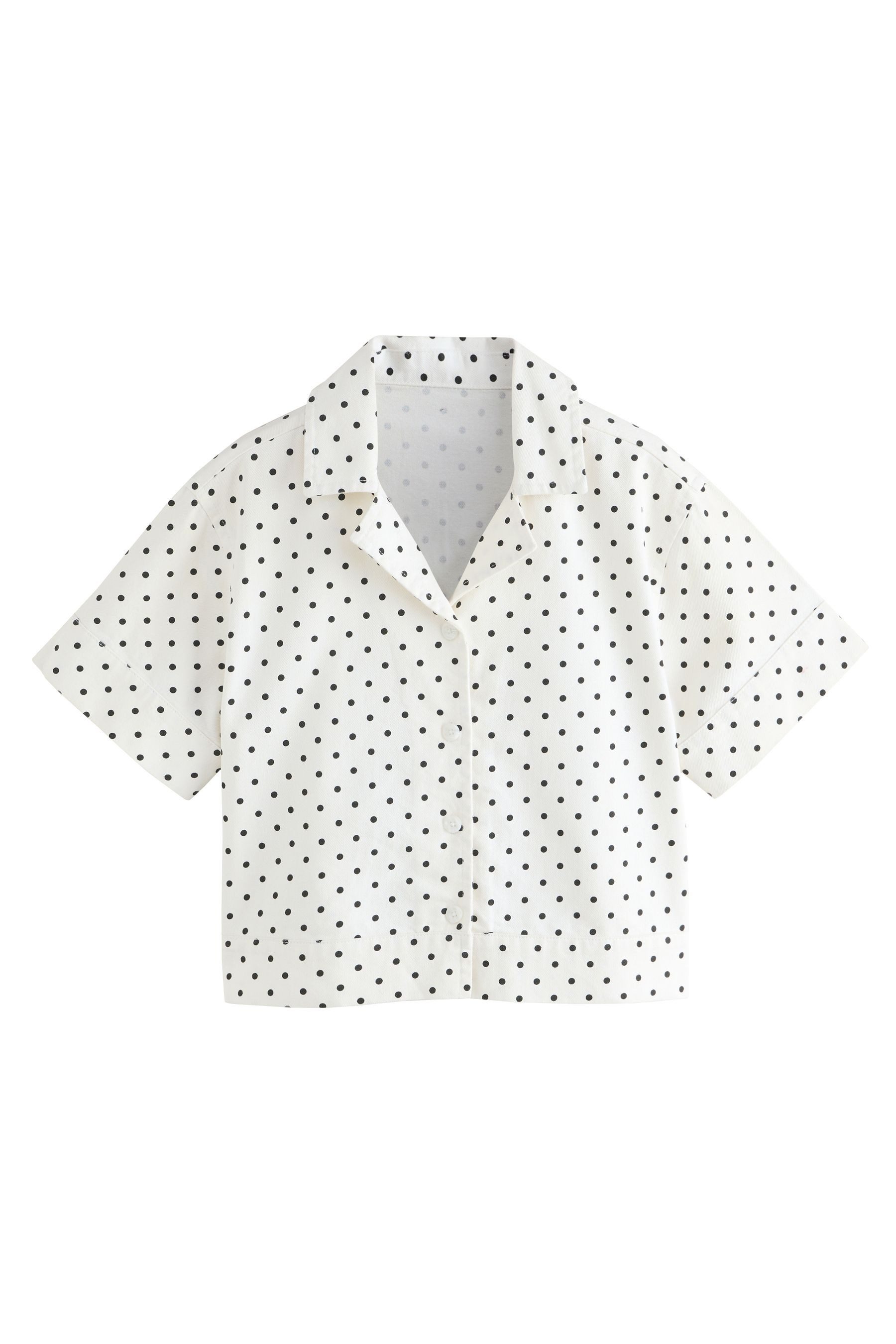 Next Jeansbluse Kurzärmeliges Jeanshemd (1-tlg)