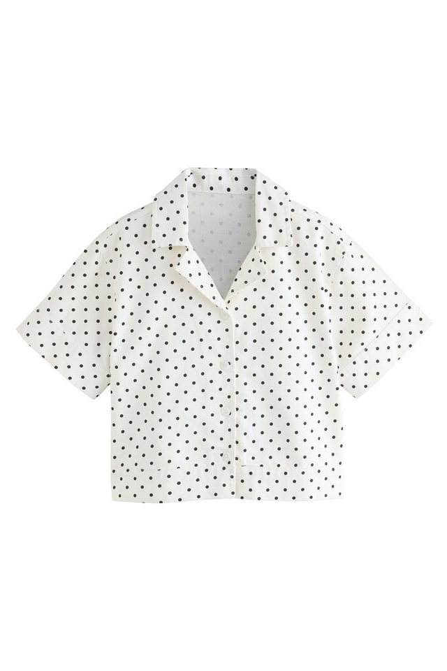 Next Jeansbluse Kurzärmeliges Jeanshemd (1-tlg)