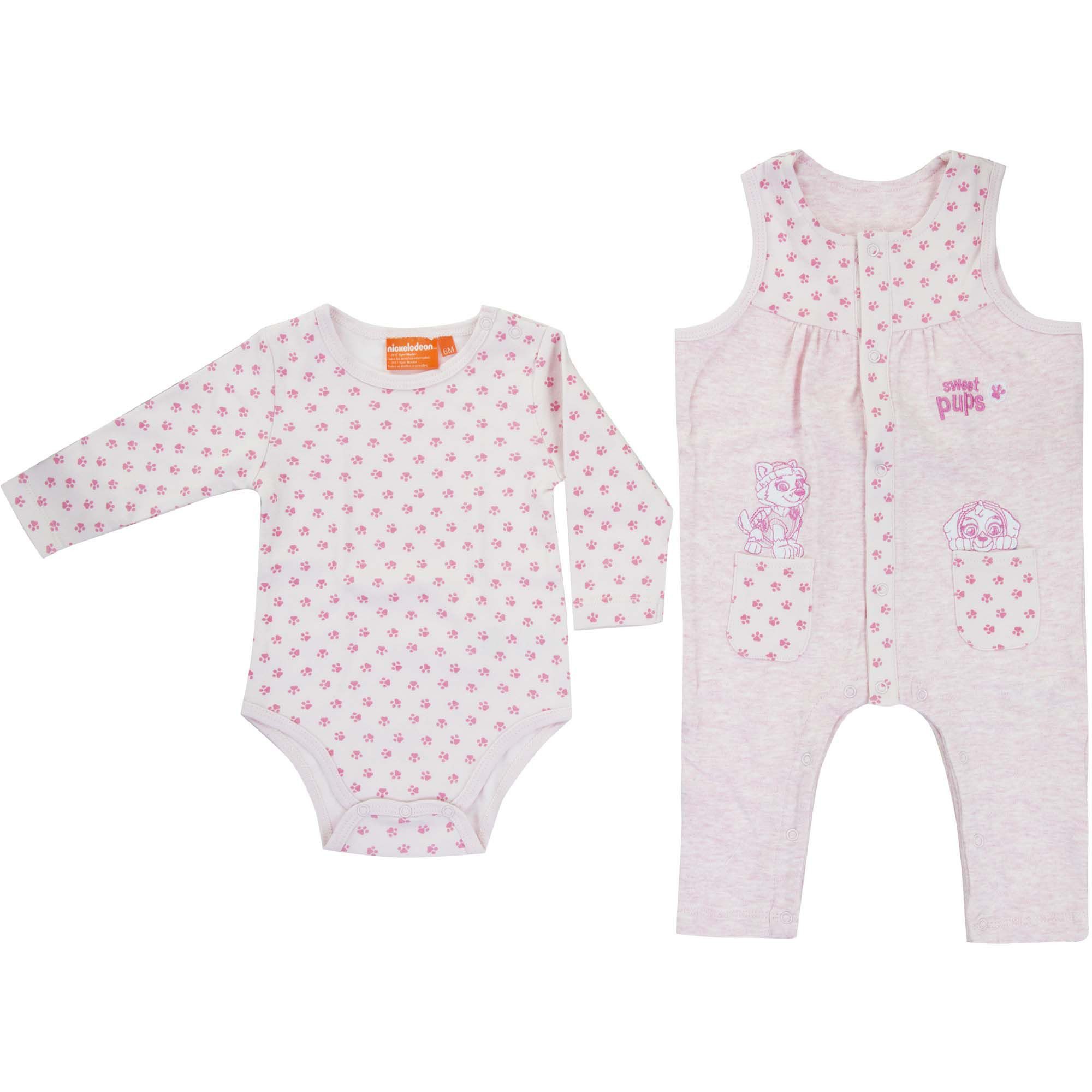 PAW PATROL Strampler 2-teiliges Baby-Set Komfortables Baby-Outfit für Babys