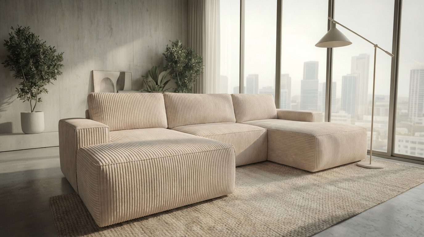 A&J MöbelLand GmbH Ecksofa EINAR mit Schlaffunktion, Bonellfederkern und Bettkasten, TOP ANGEBOT!