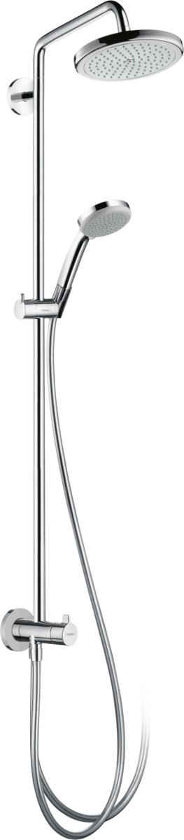 hansgrohe Duschsystem »Croma«, Höhe 103,5 cm, 5 Strahlart(en), Set, mit Thermostat, chrom