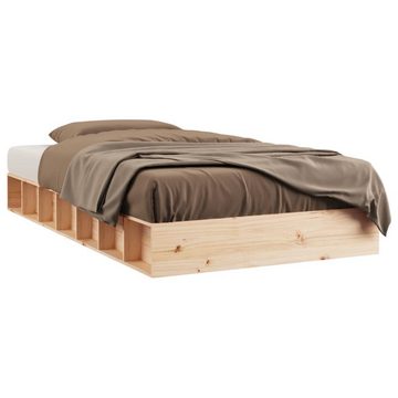 vidaXL Bett Massivholzbett 75x190 cm