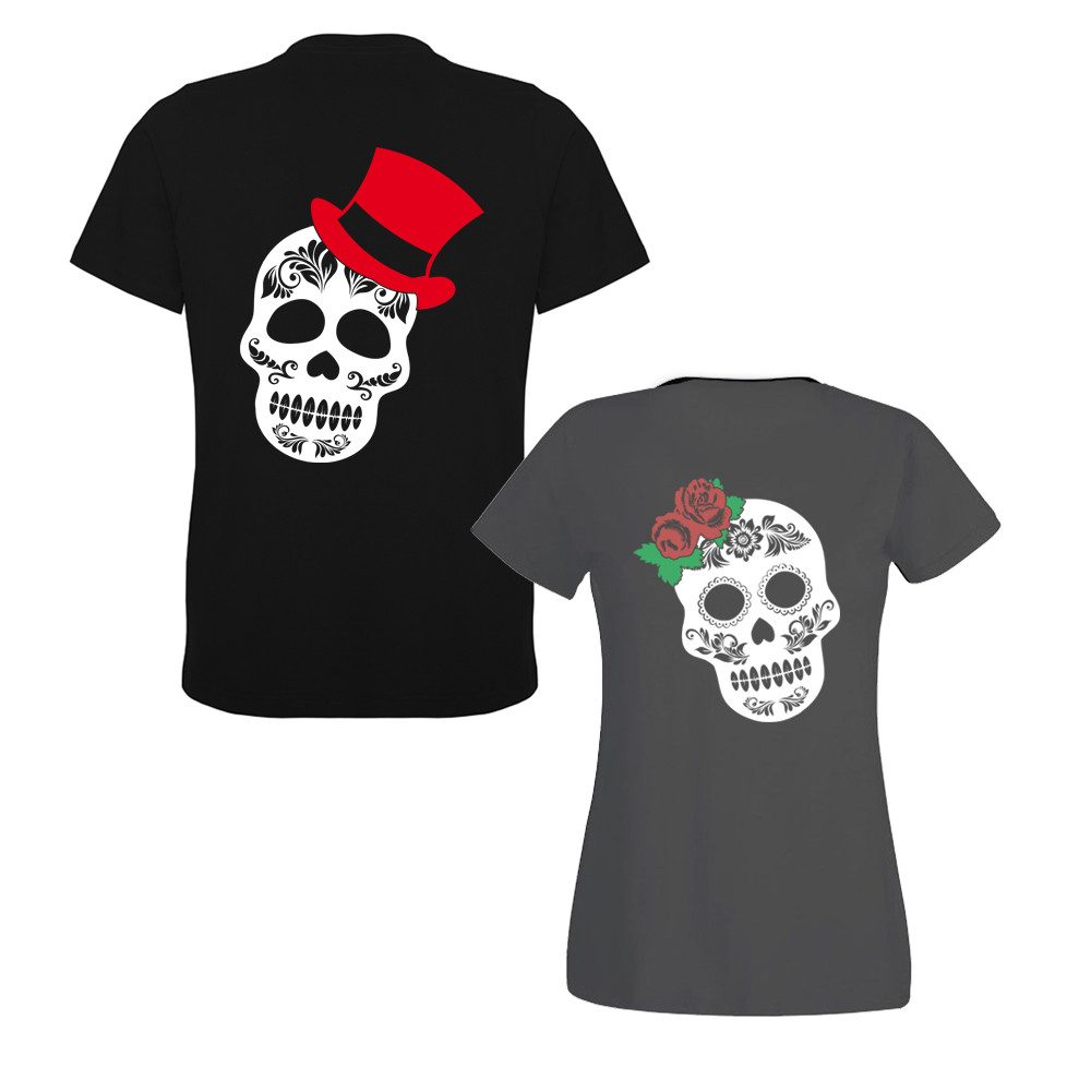 Herren T-Shirt - Sucar Skull – He - Druck hinten