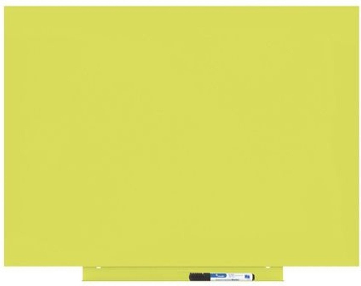 rocada Magnettafel Skinwhiteboard-Modul lackiert 55x75cm RAL 1016 schwefelgelb
