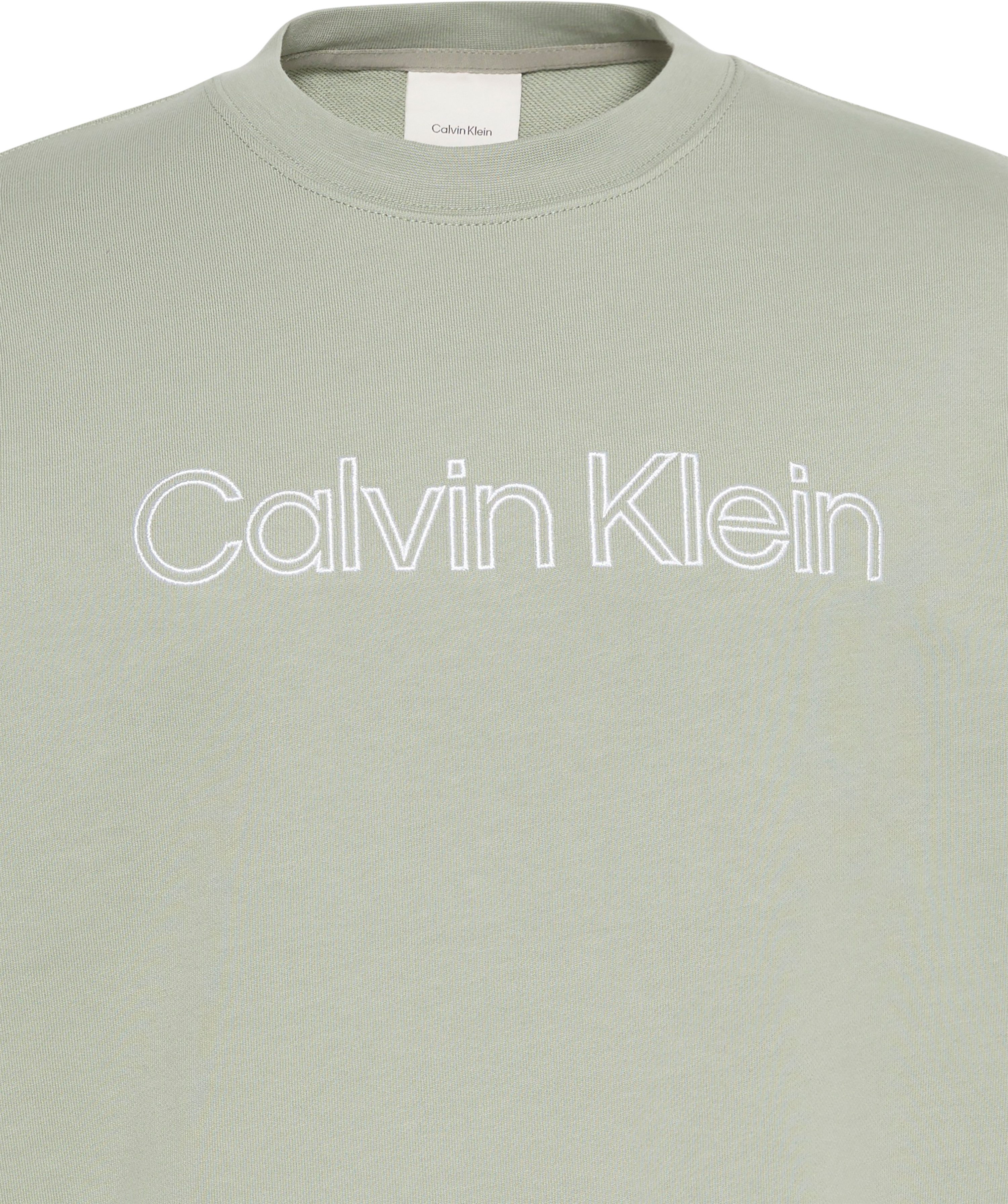 Calvin Klein Sweatshirt Rundhalsausschnitt, Regular Fit, Druck