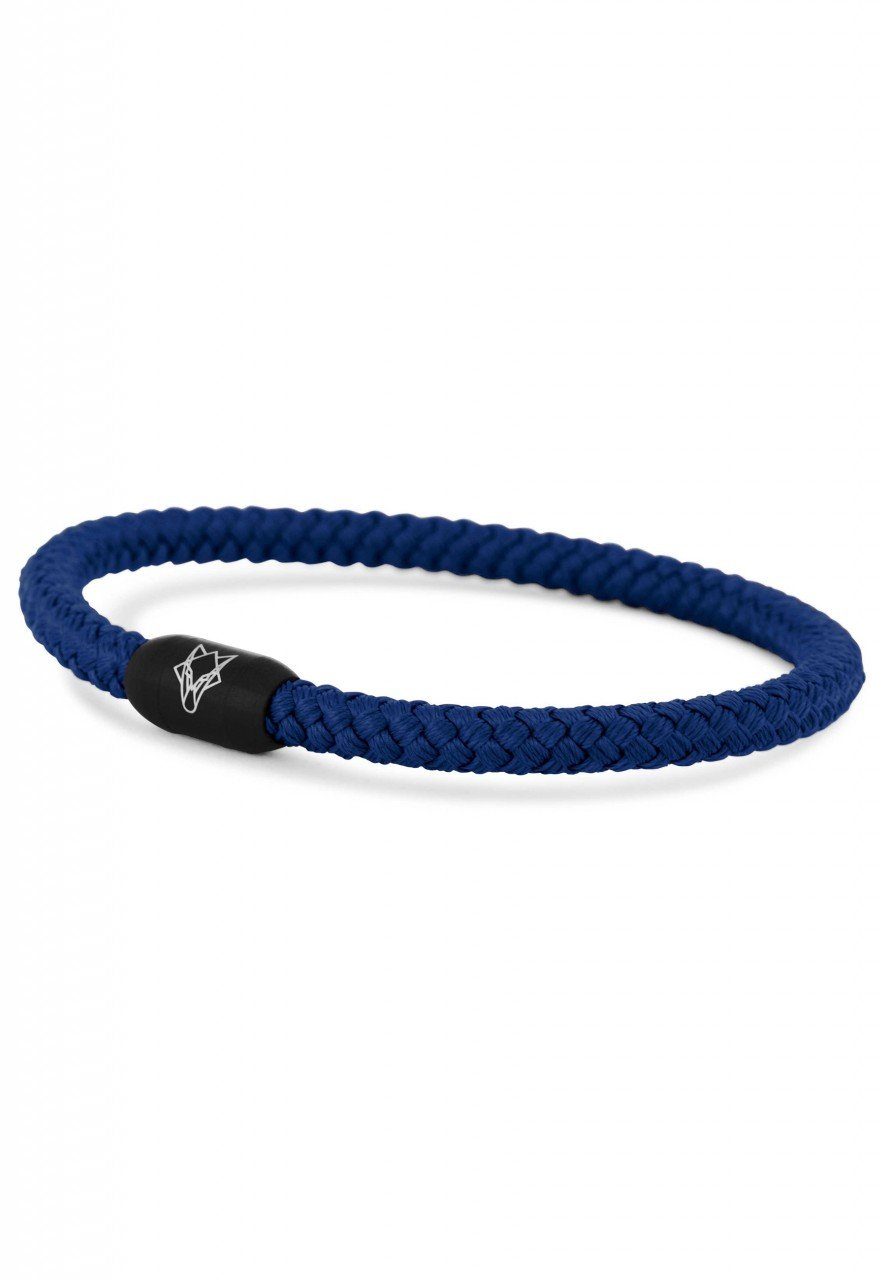 Armband Silvus Nylon-Armband - Mattschwarz - Navyblau 18,50cm