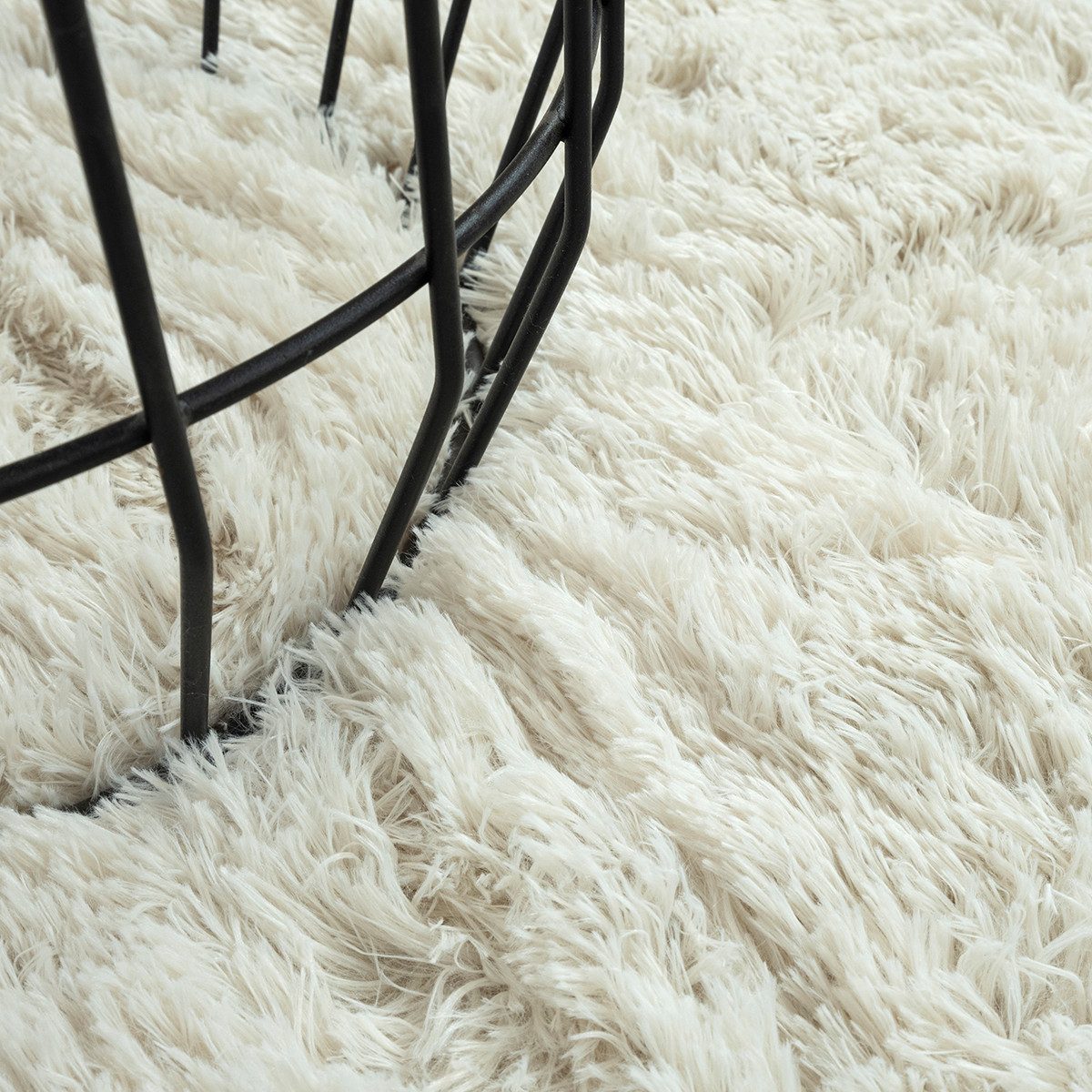 the carpet Teppich Soft Shaggy, rund, günstig online kaufen