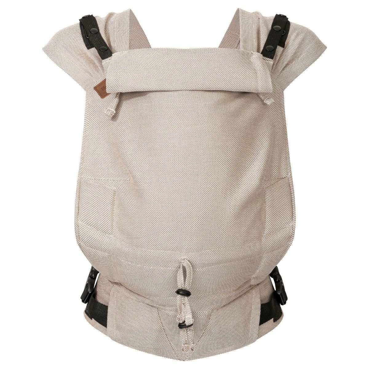 Hoppediz Babytrage Primeo, ab Geburt (2,5 kg) Bauchtrage & Rückentrage aus 100 % Bio-Baumwolle
