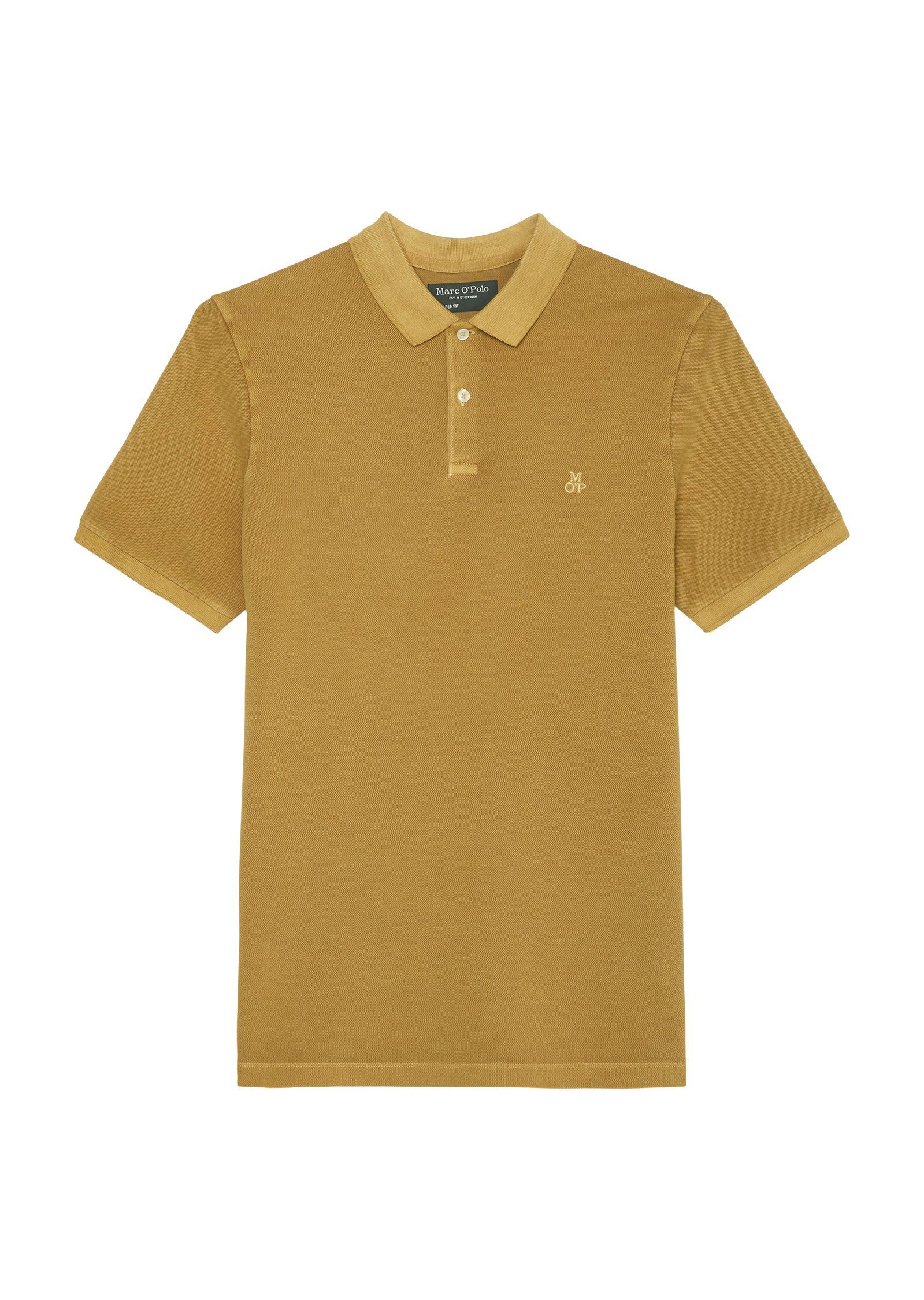 Marc aus O'Polo Organic Cotton-Stretch Poloshirt gelb