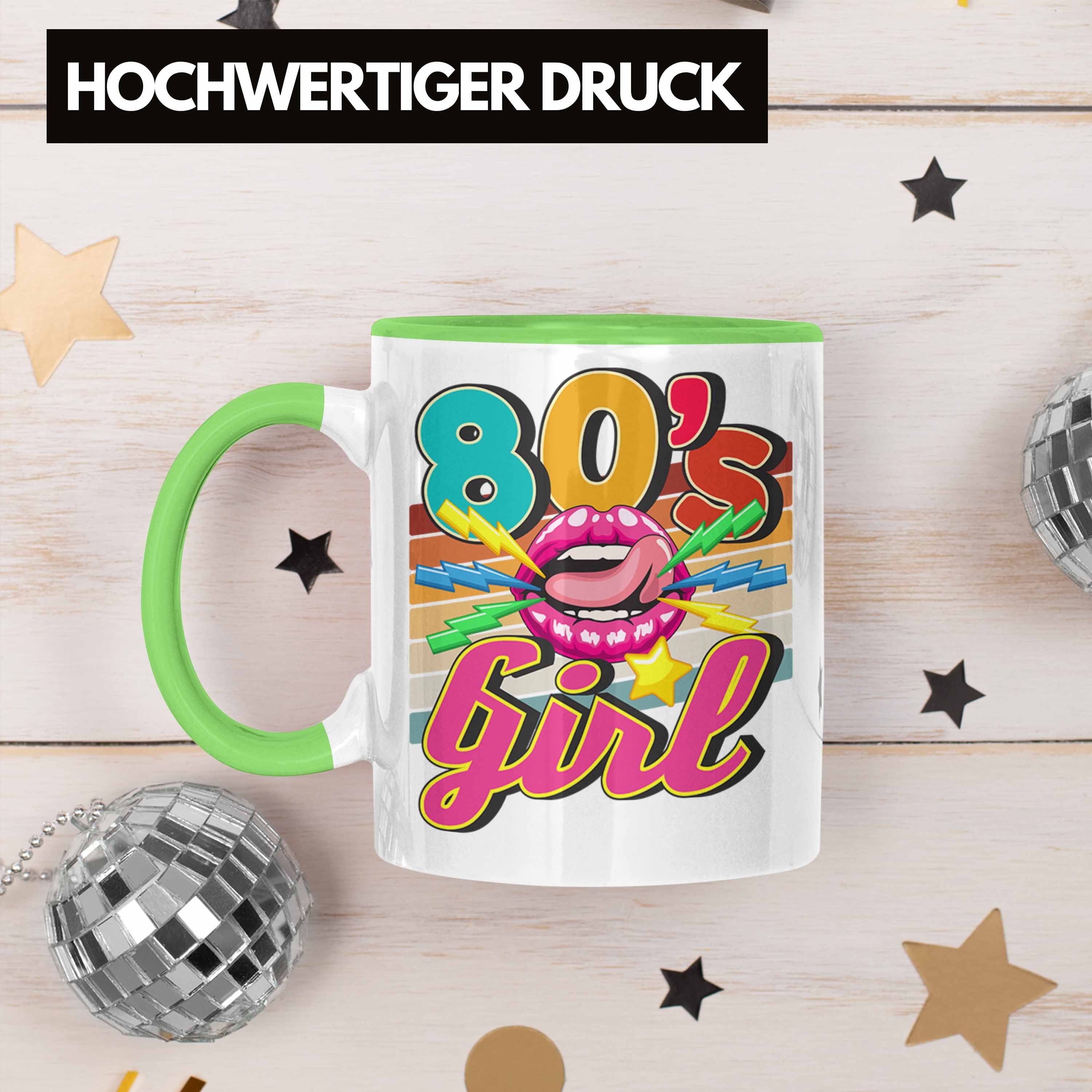 - 80. 80er Jahre Grün Tasse Trendation Geschenk Trendation Geschenkdidee Girl Jahre Tasse Errinerrung