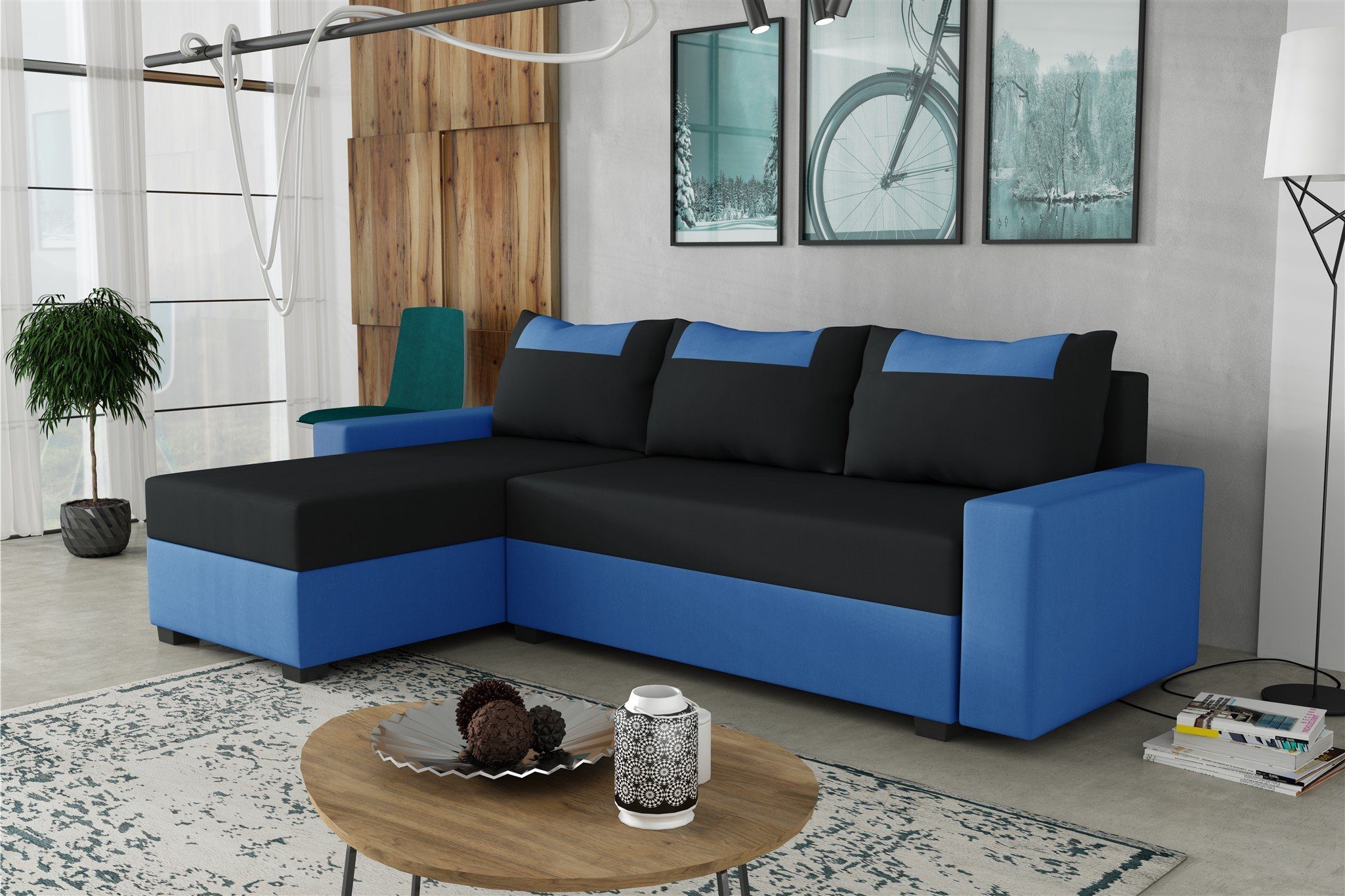 Fun Möbel Ecksofa Sofa HEDVIG Ottomane günstig online kaufen