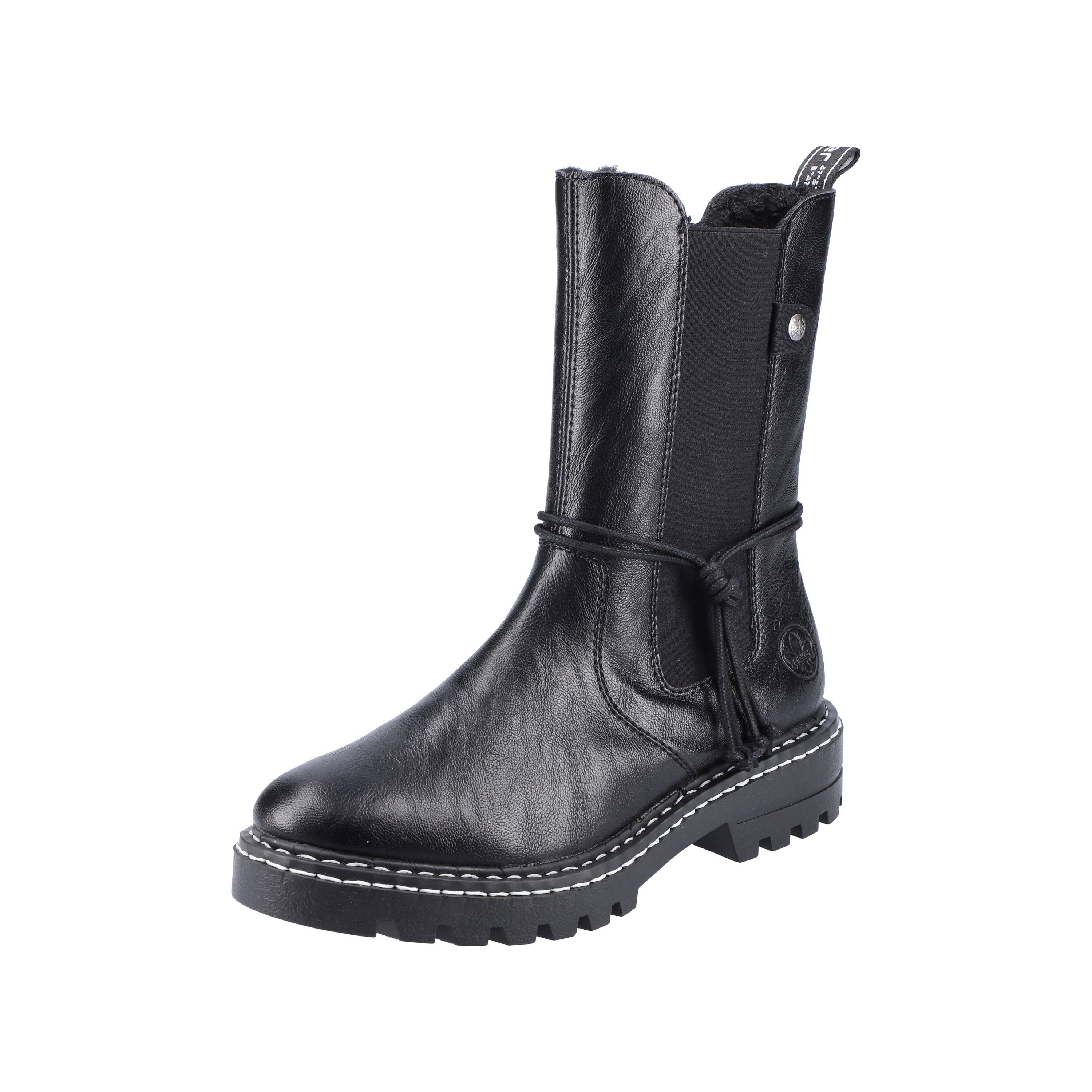 Stiefelette Rieker / 00 schwarz/schwarz