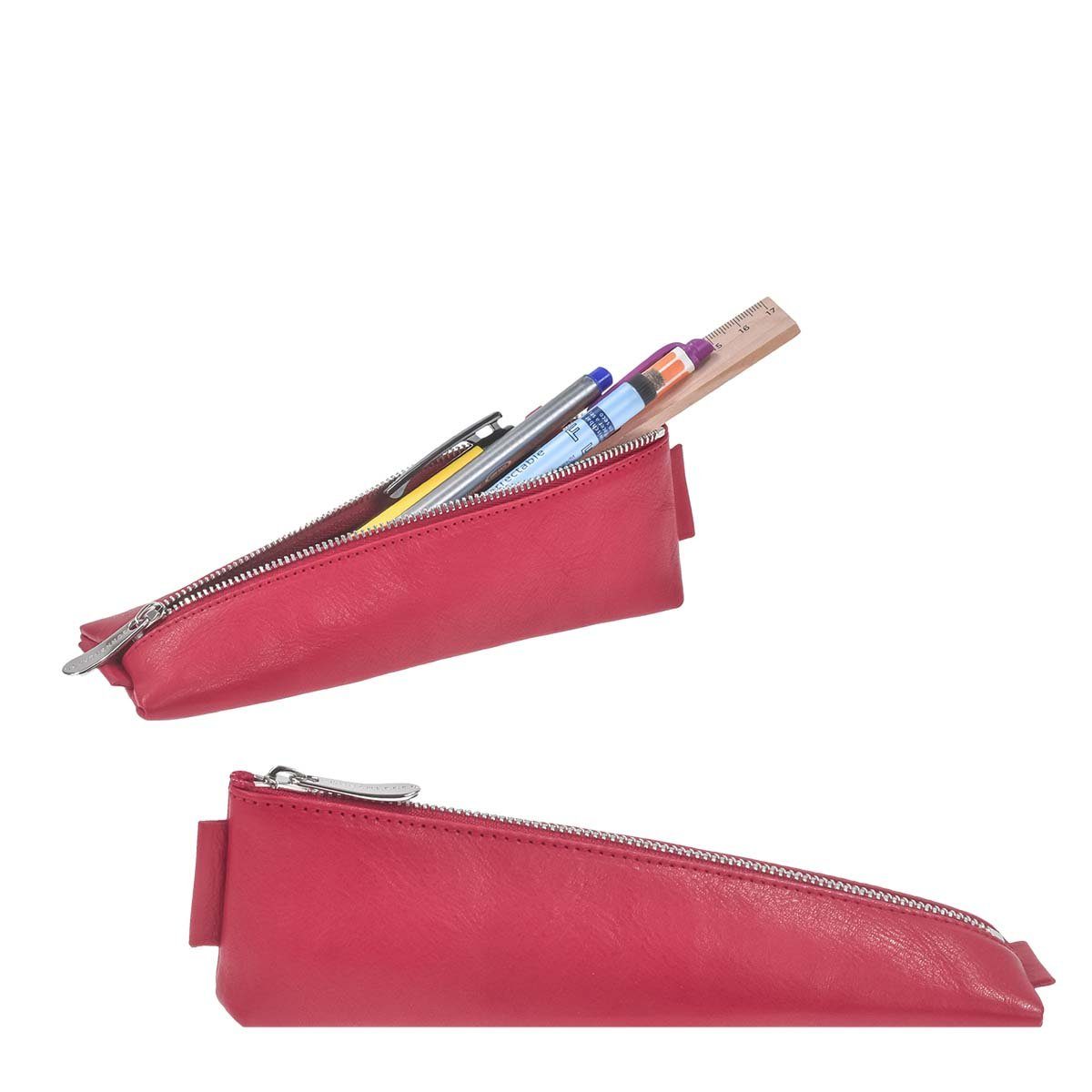 Sonnenleder Federmäppchen Stevenson, Stiftetui, Federtasche, süddeutsches Rindleder